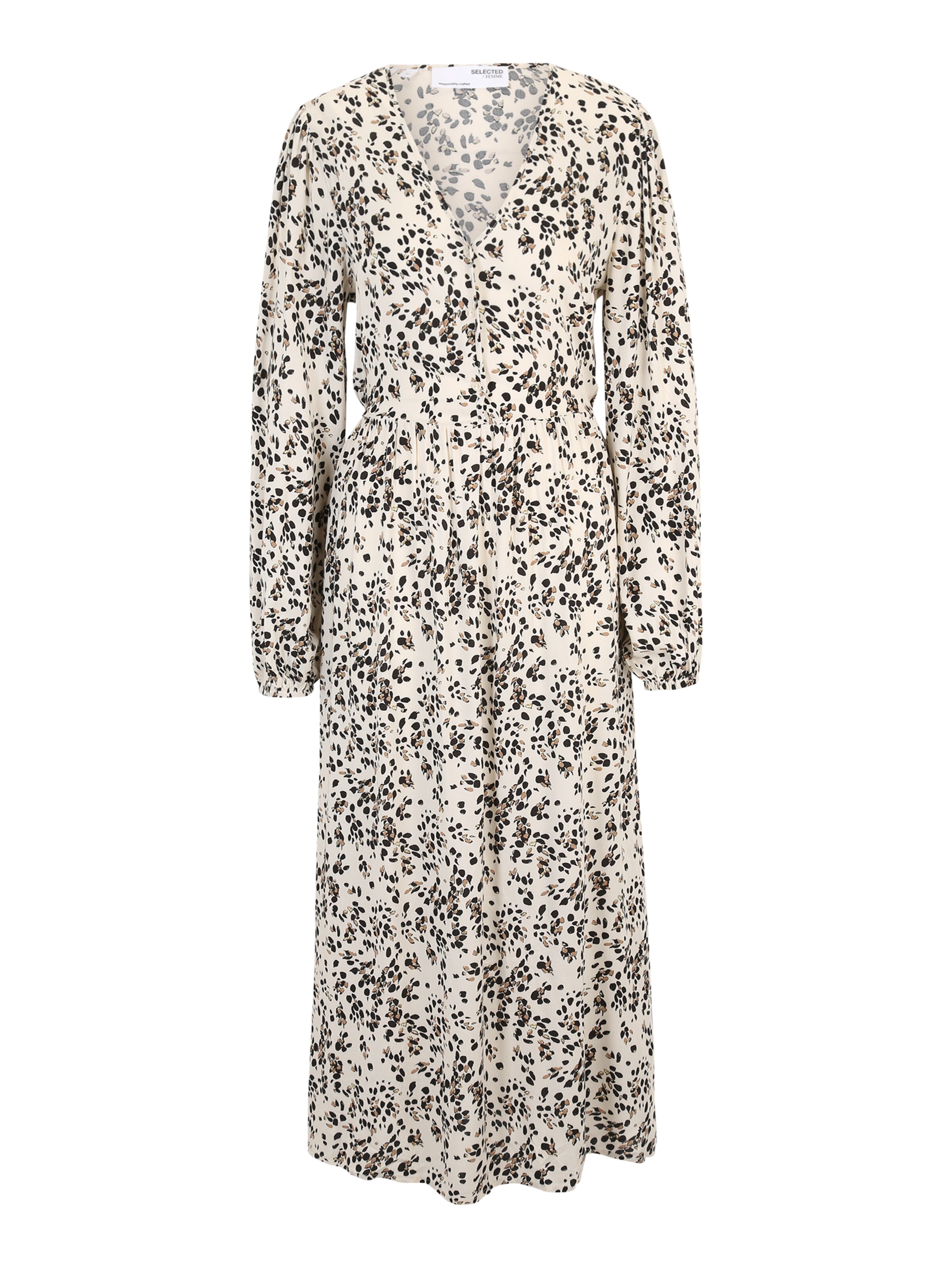 Selected Femme Tall Robe-Chemise 'beth' 34 Beige