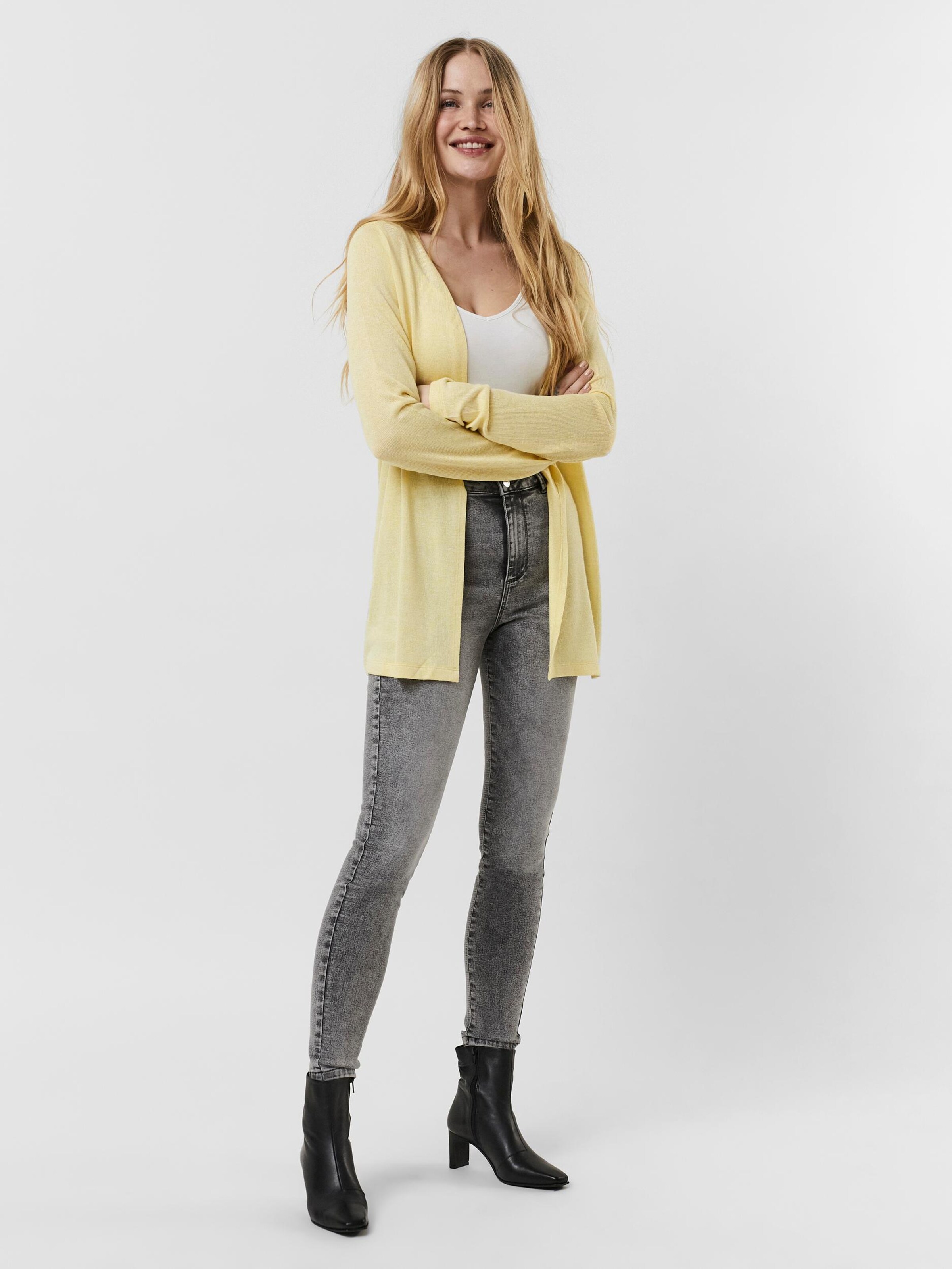 Vero Moda Cardigan 'brianna' XS Jaune