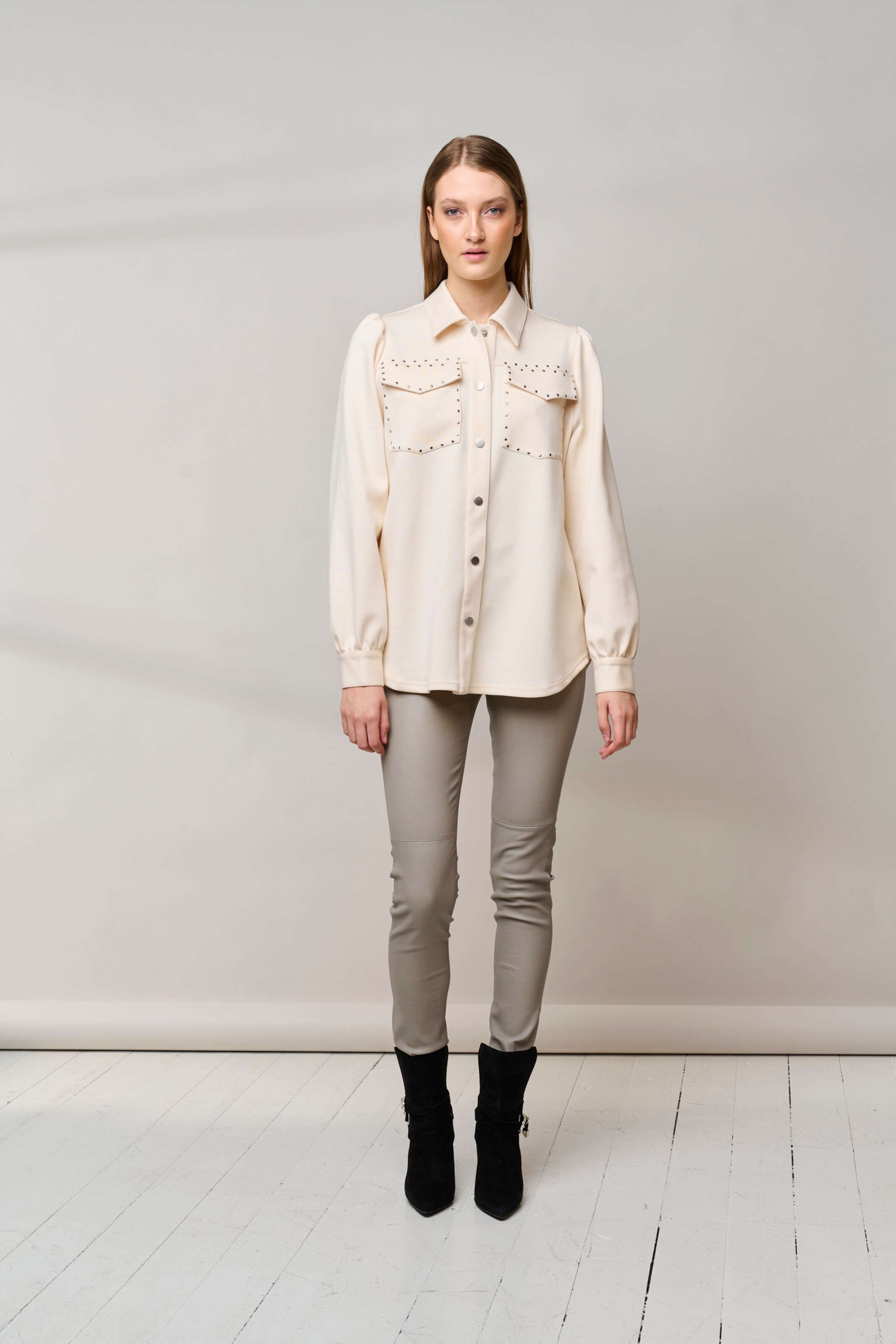 Bruuns Bazaar Chemisier 'lucerne Kazan' XS Beige