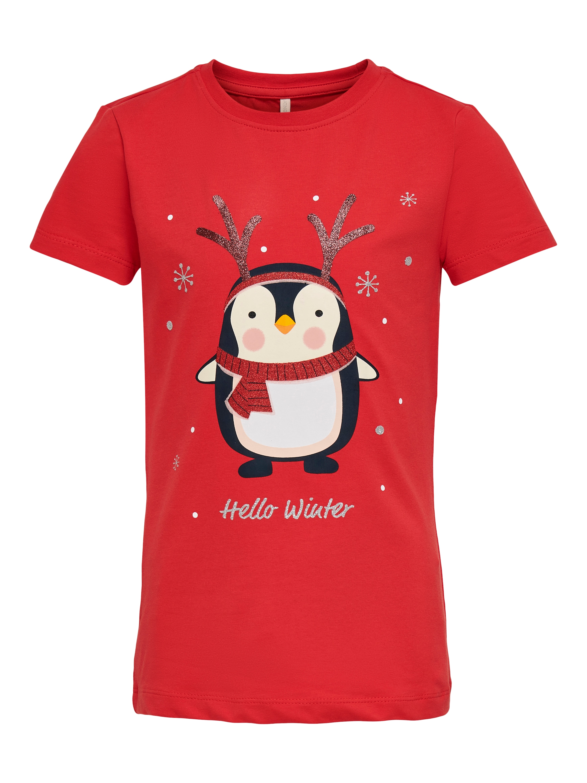 Kids Only T-Shirt 'xmas' 122-128 Rouge