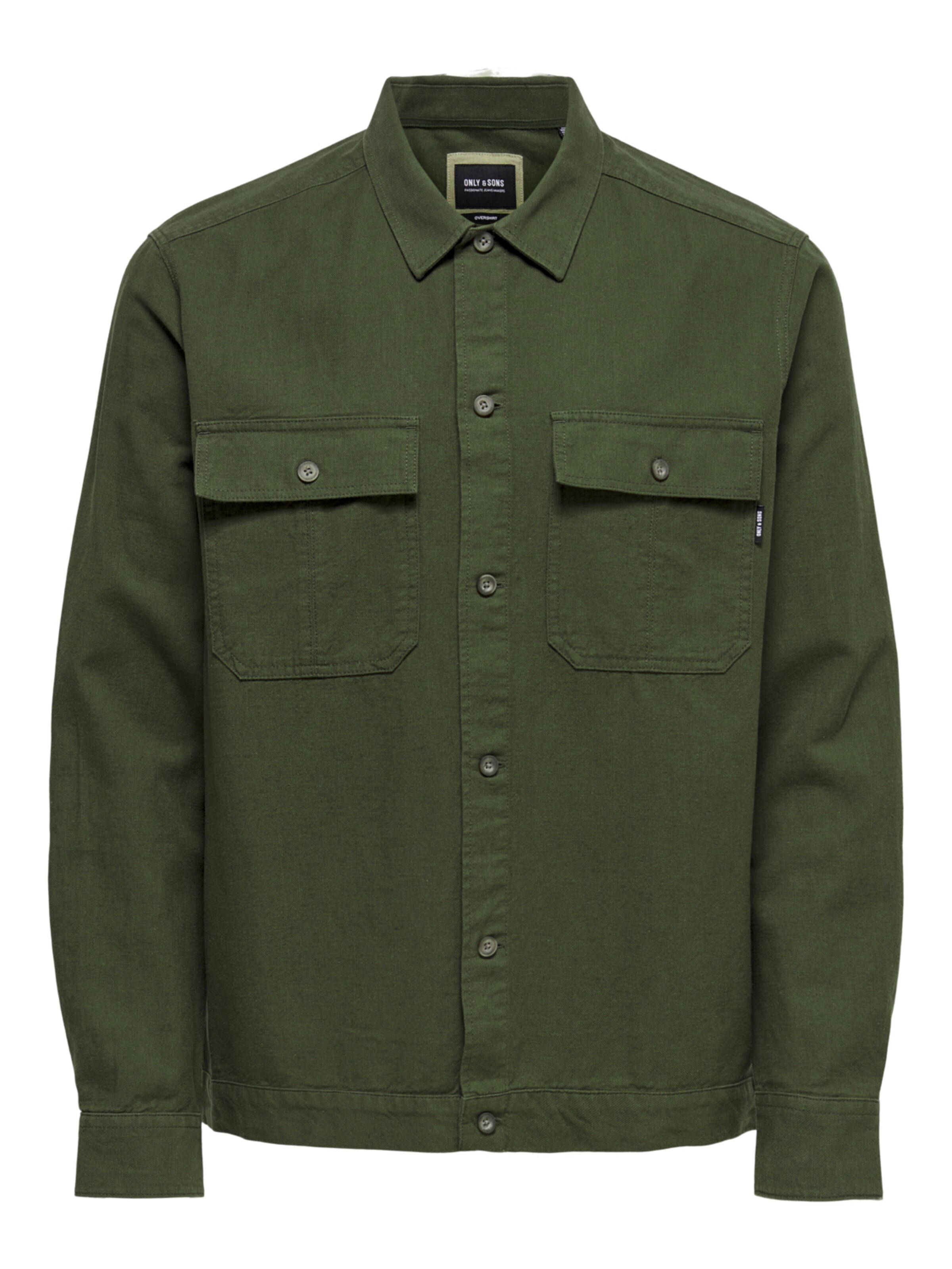 Only & Sons Chemise 'kennet' L Vert