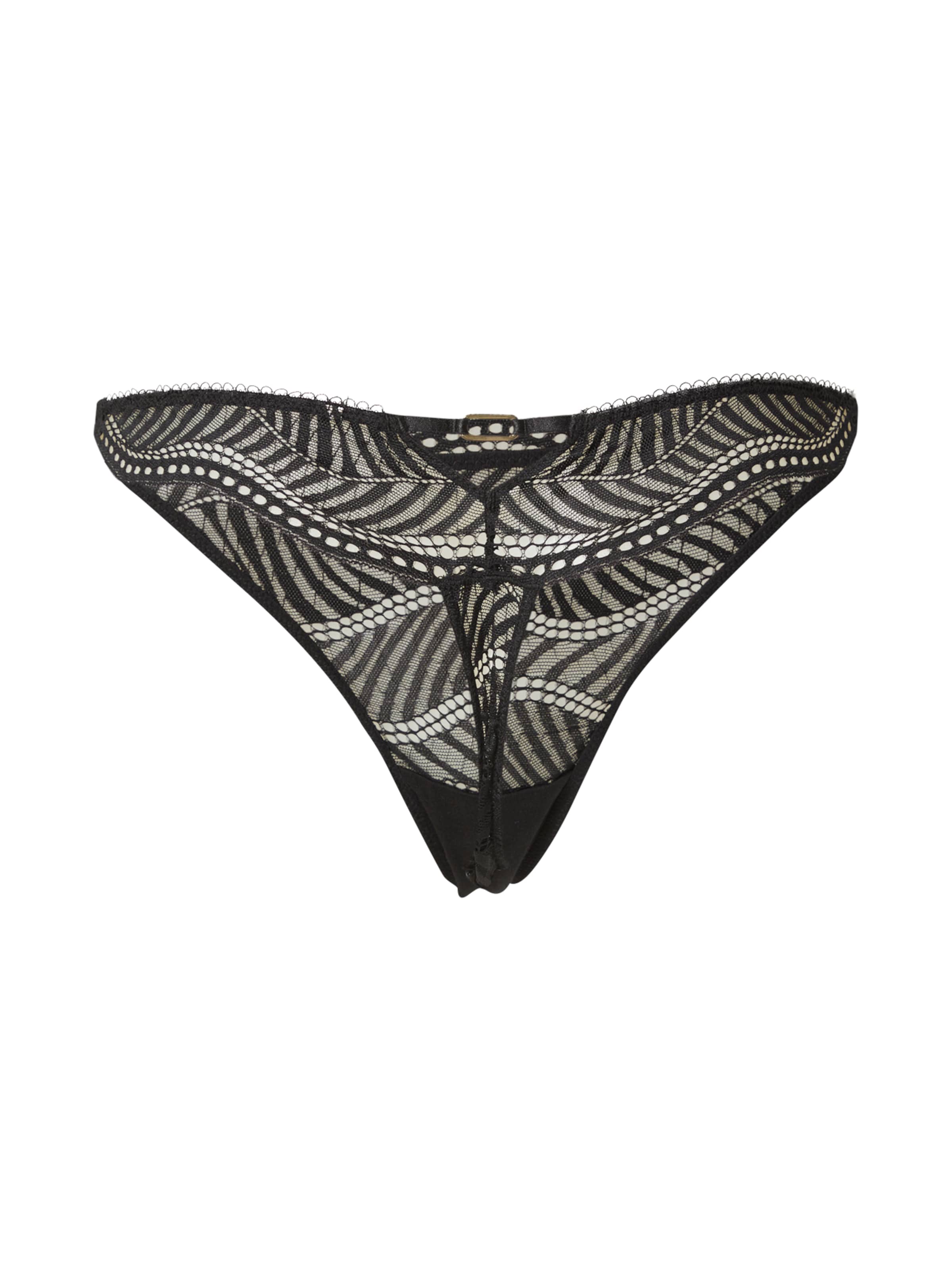 ETAM Tanga 'AUDACE' femei negru xs