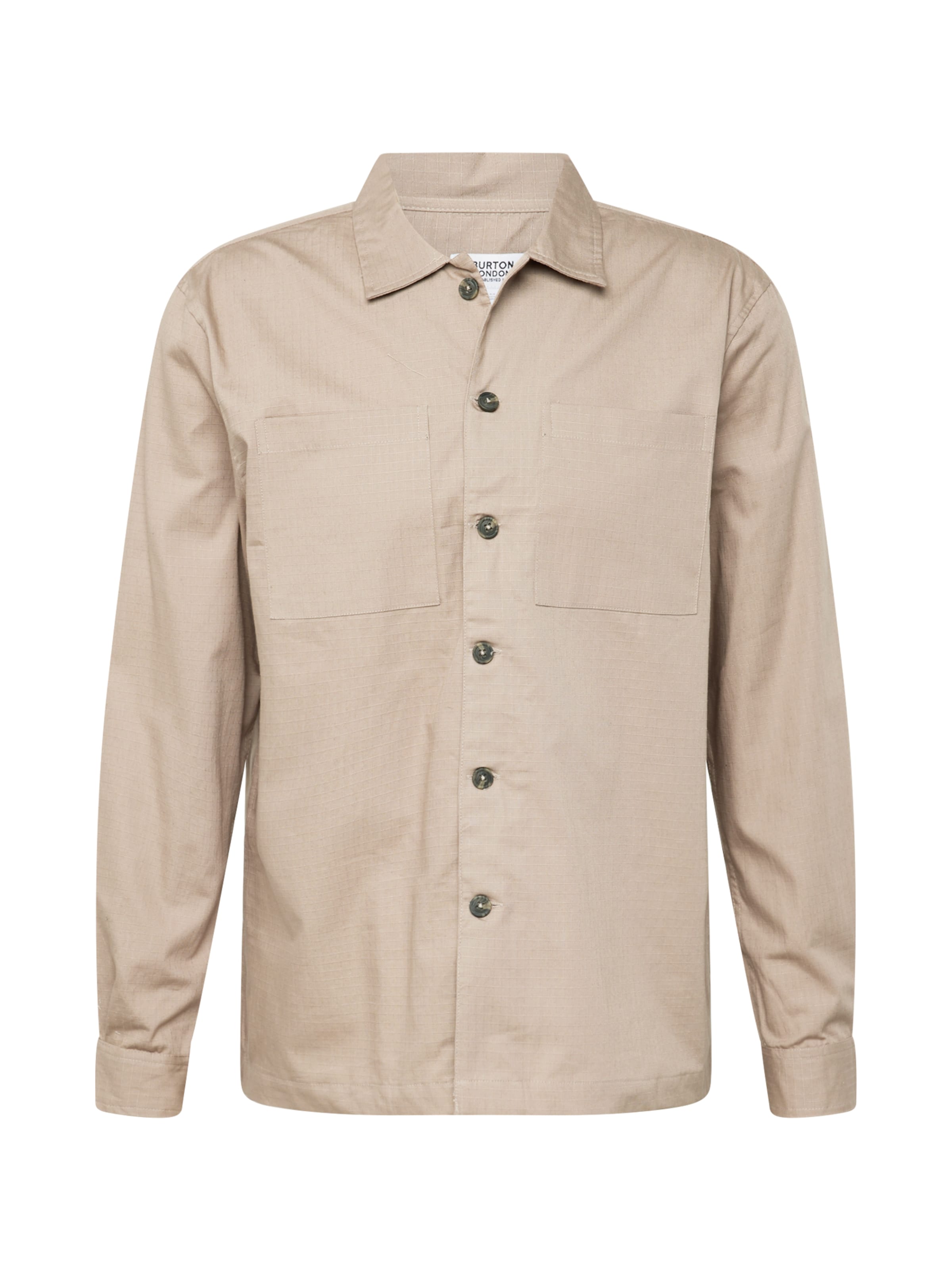 BURTON MENSWEAR LONDON Košeľa muzi sivá s