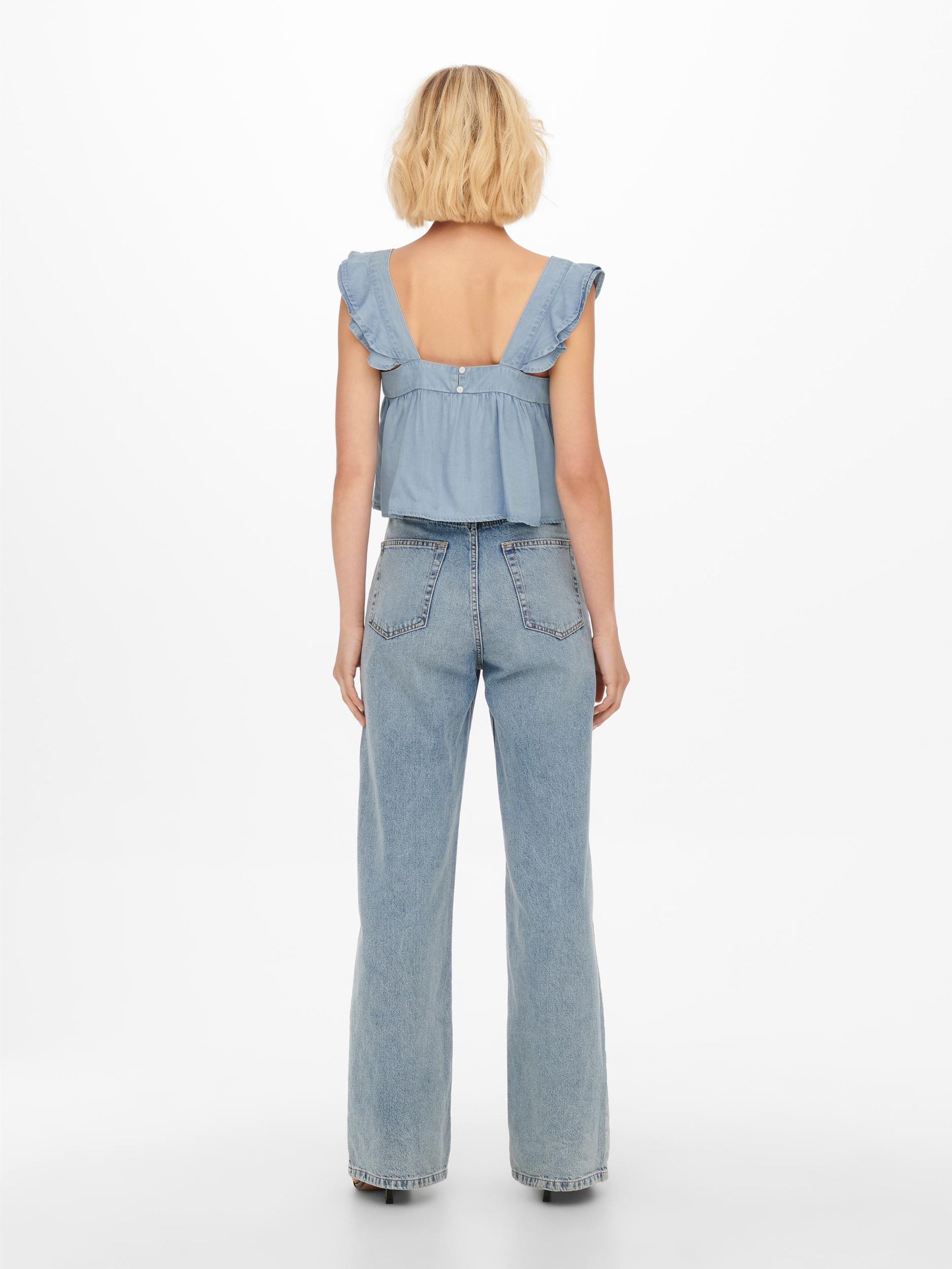 Only Chemisier 'boho' XS Bleu