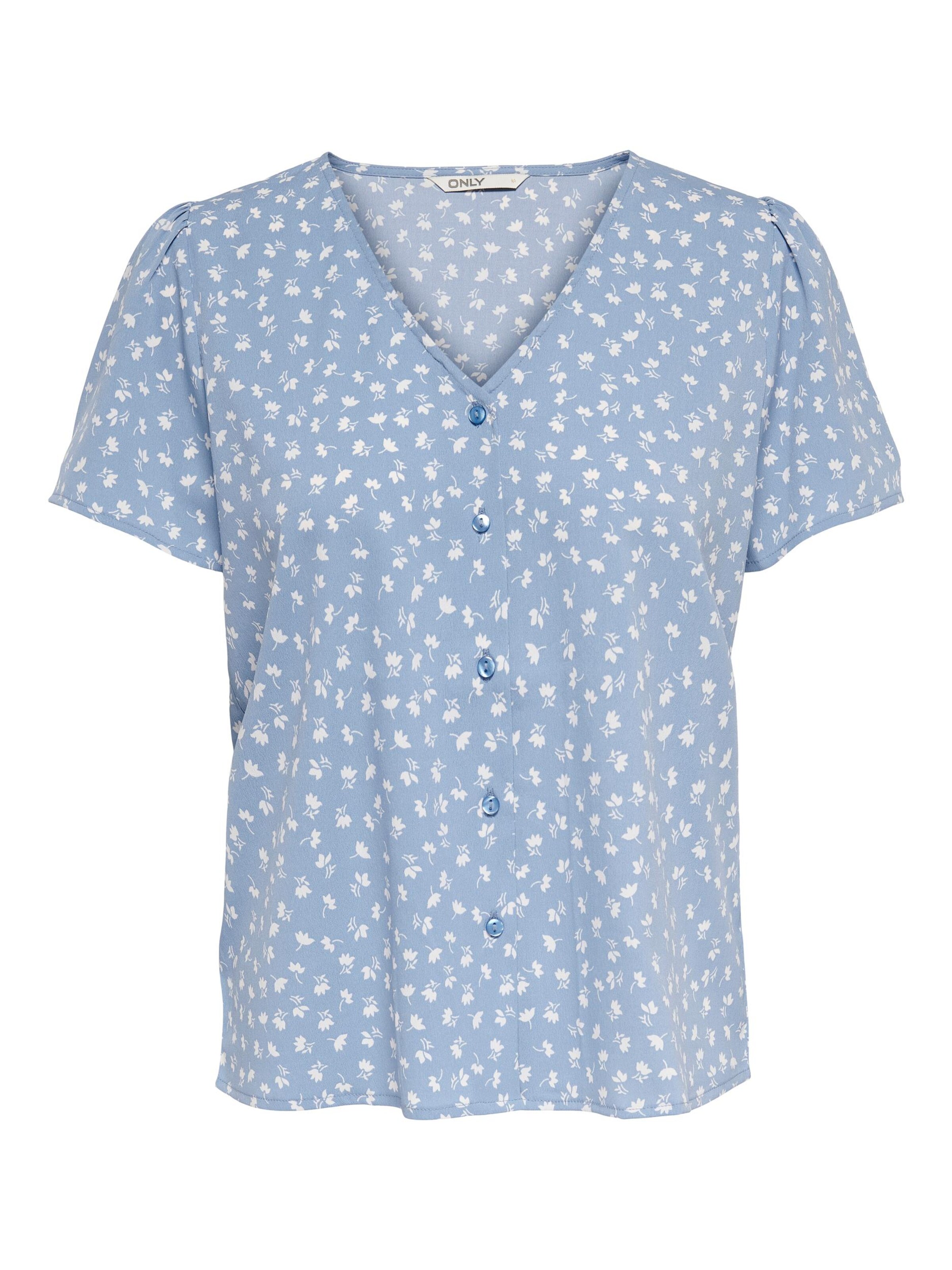 Only Chemisier 'olivia' L Bleu