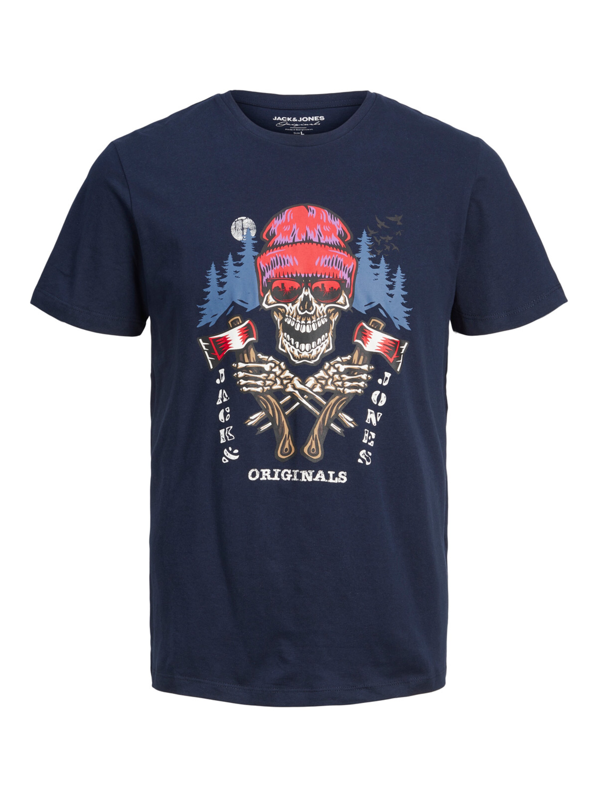 Jack & Jones Plus T-Shirt 'captain' 4XL Bleu