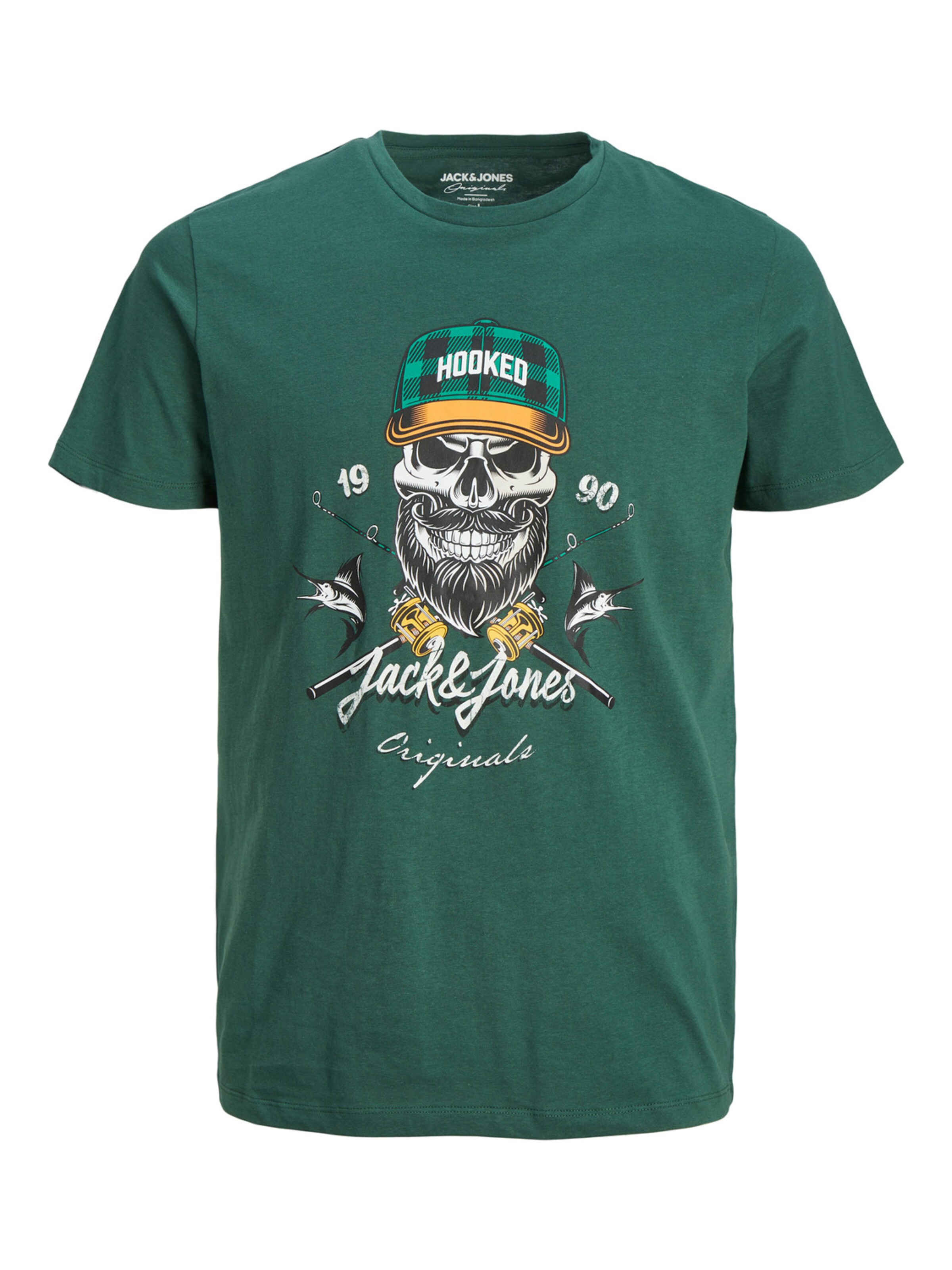 Jack & Jones Plus T-Shirt 'captain' 4XL Vert