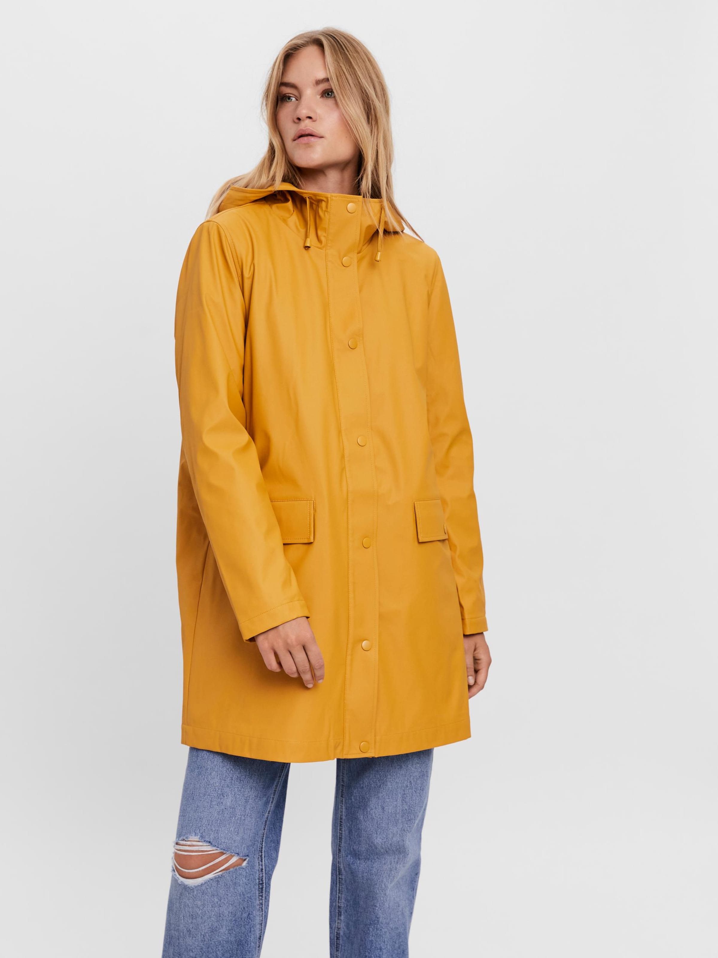 Vero Moda Manteau Mi-Saison 'asta' XS Jaune