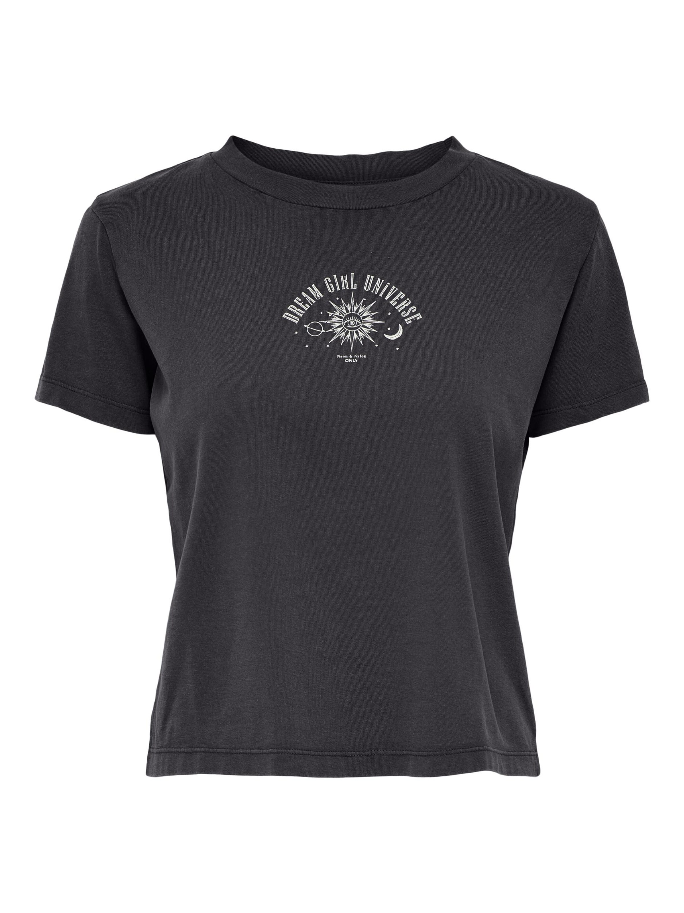 Only T-Shirt 'serenity' L Noir