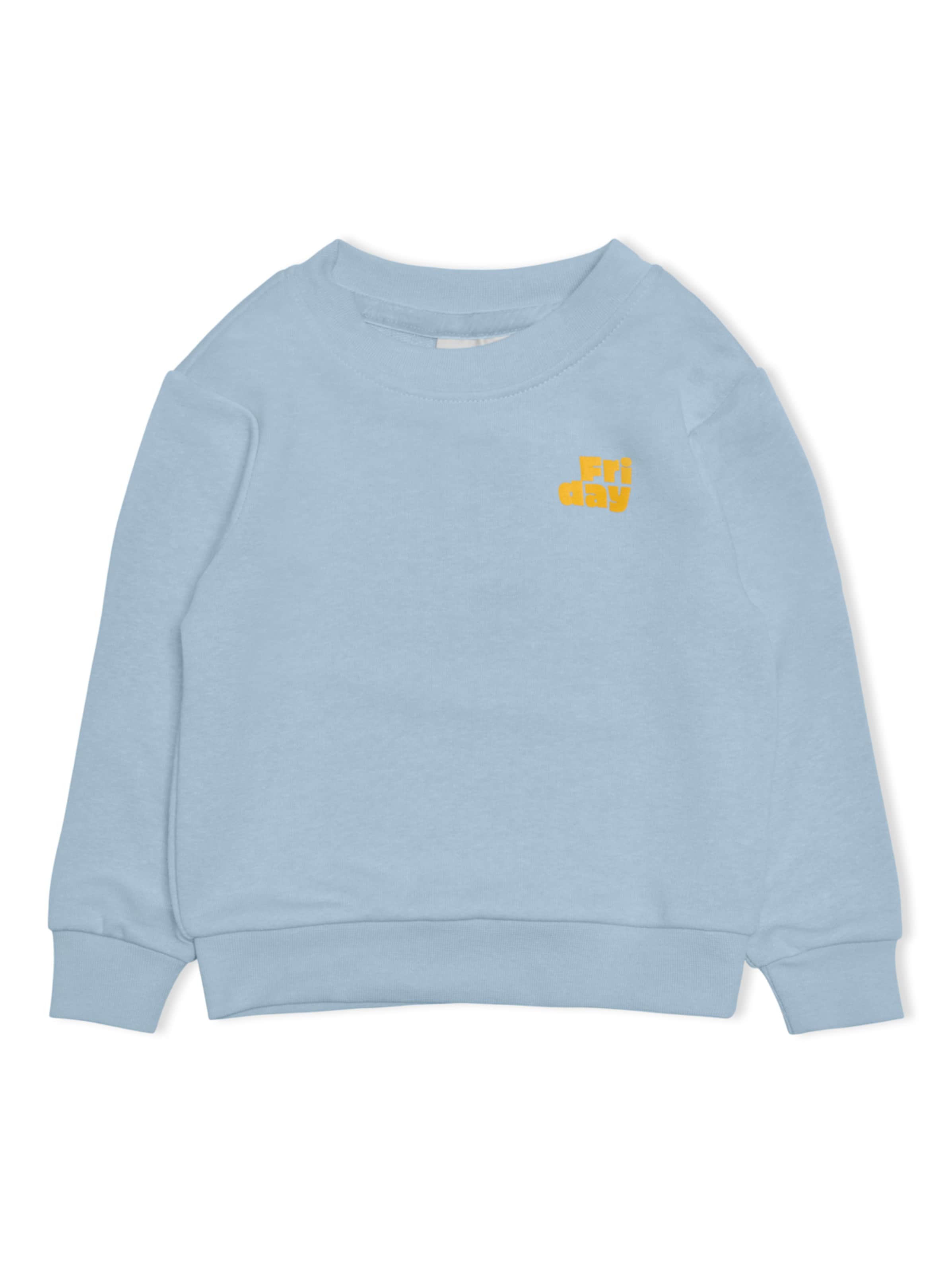 Kids Mini Girl Sweat-Shirt 'weekday' 128 Bleu