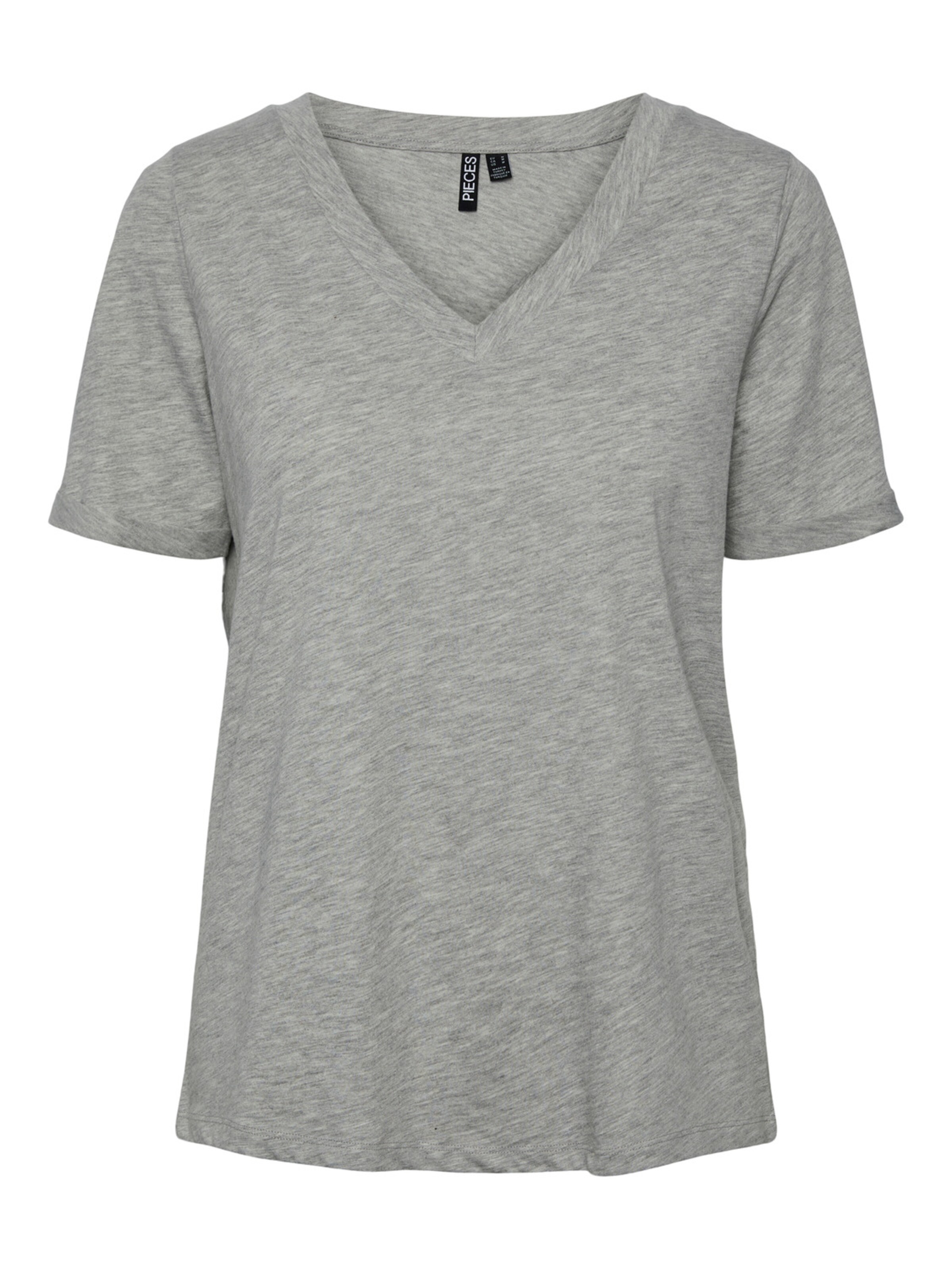 Pieces T-Shirt 'ria' XS Gris