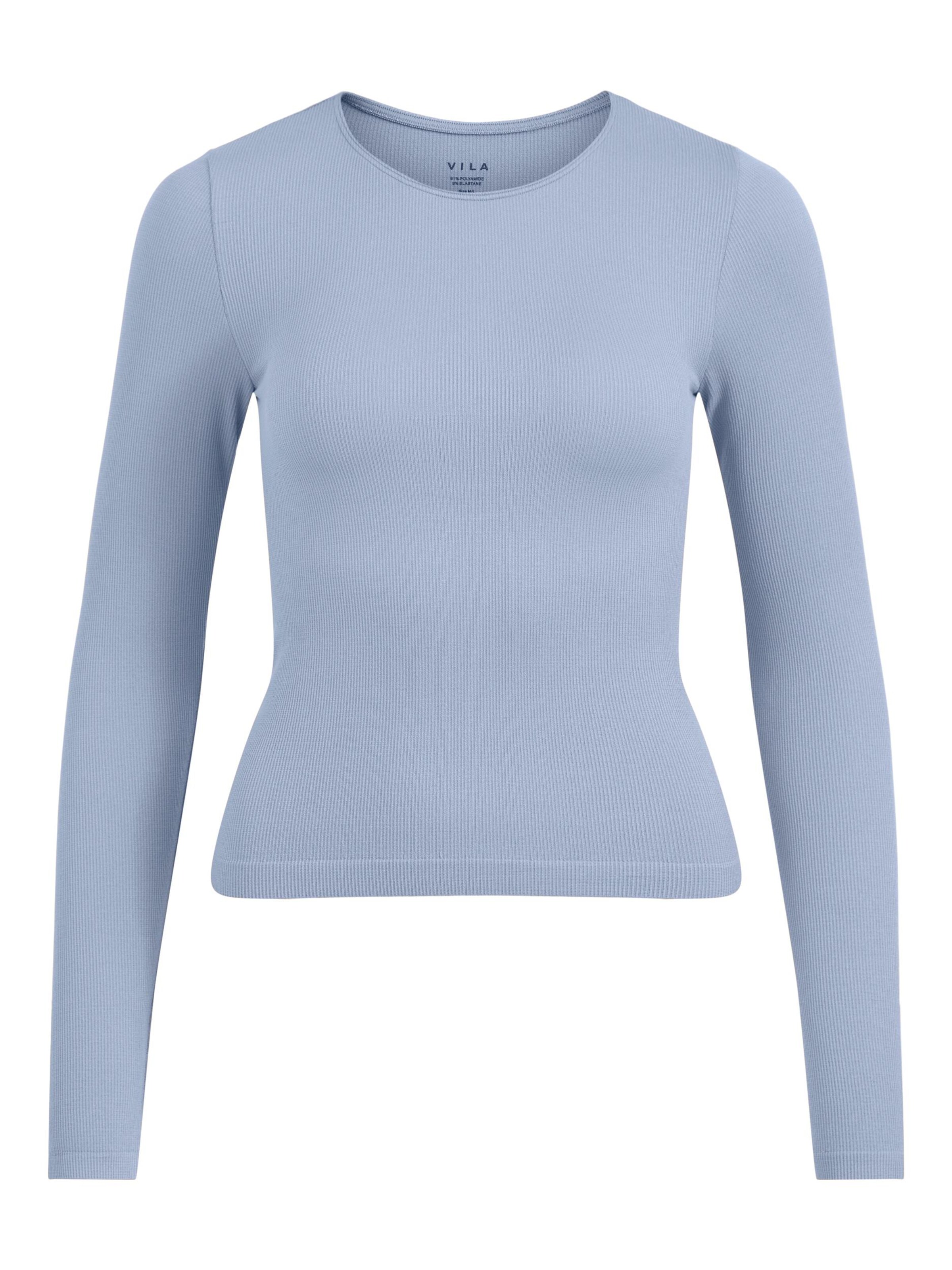 Vila T-Shirt 'seamlie' XS-S Bleu