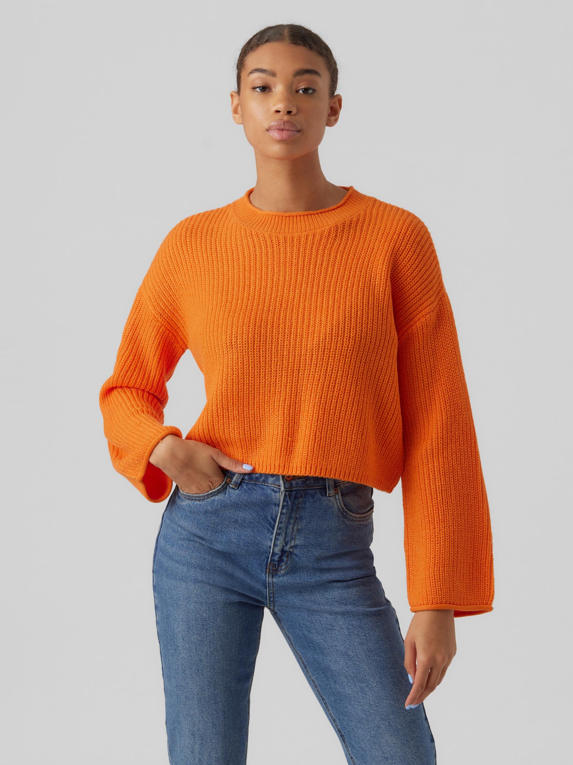 Vero Moda Pullover 'sayla' L Orange