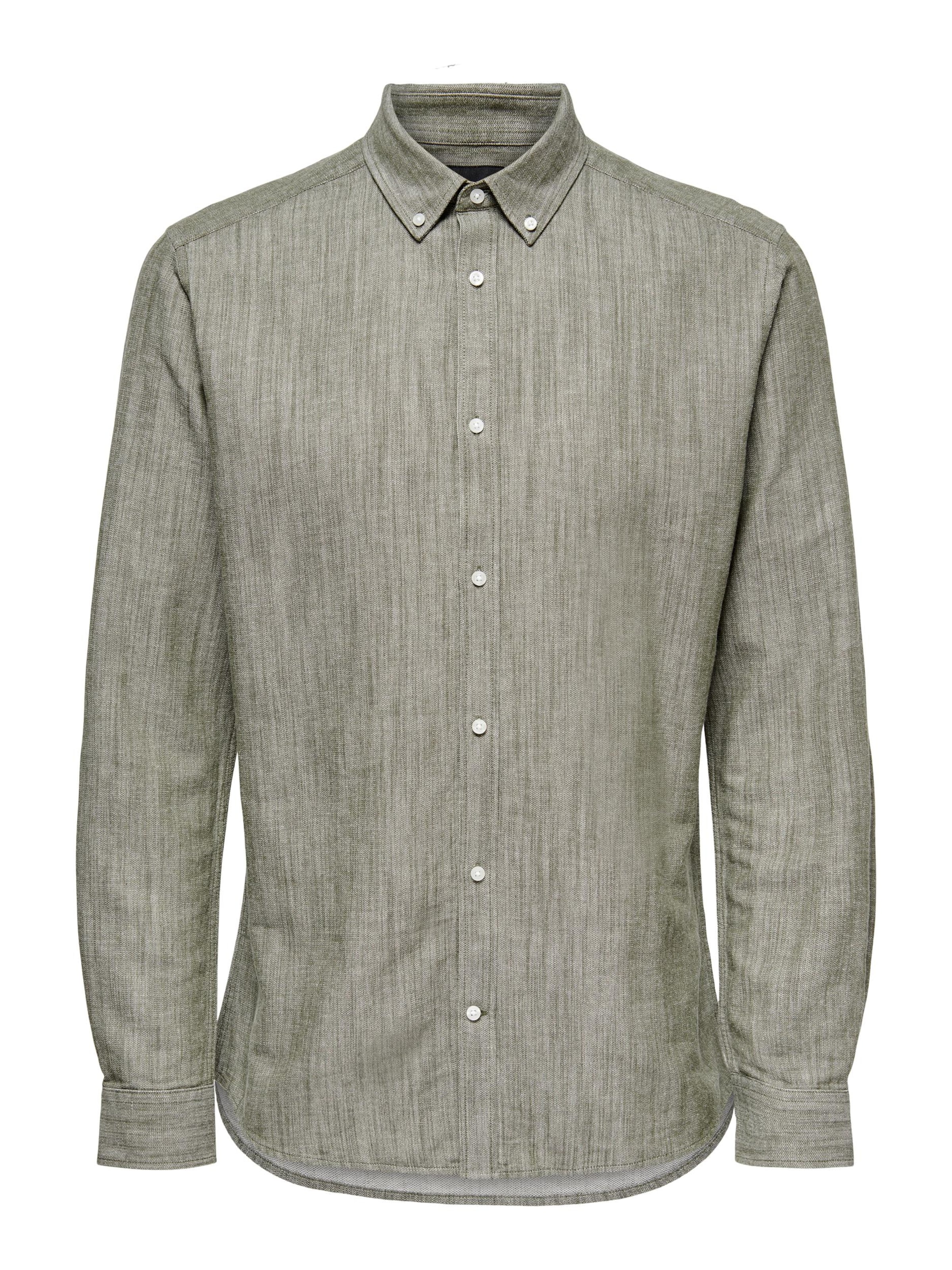 Only & Sons Chemise 'arlo' XS Vert