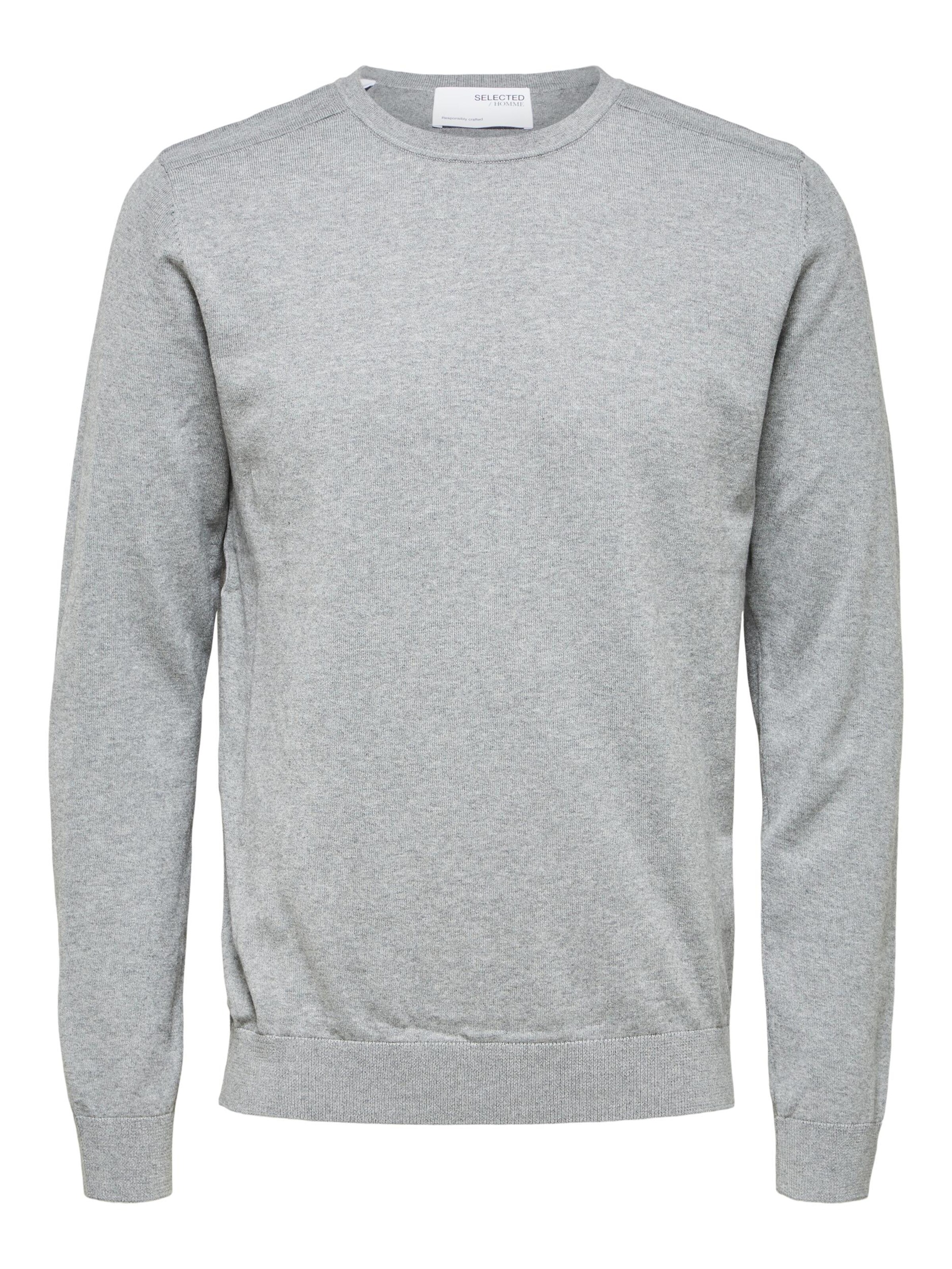 Selected Homme Pull-Over 'berg' L Gris
