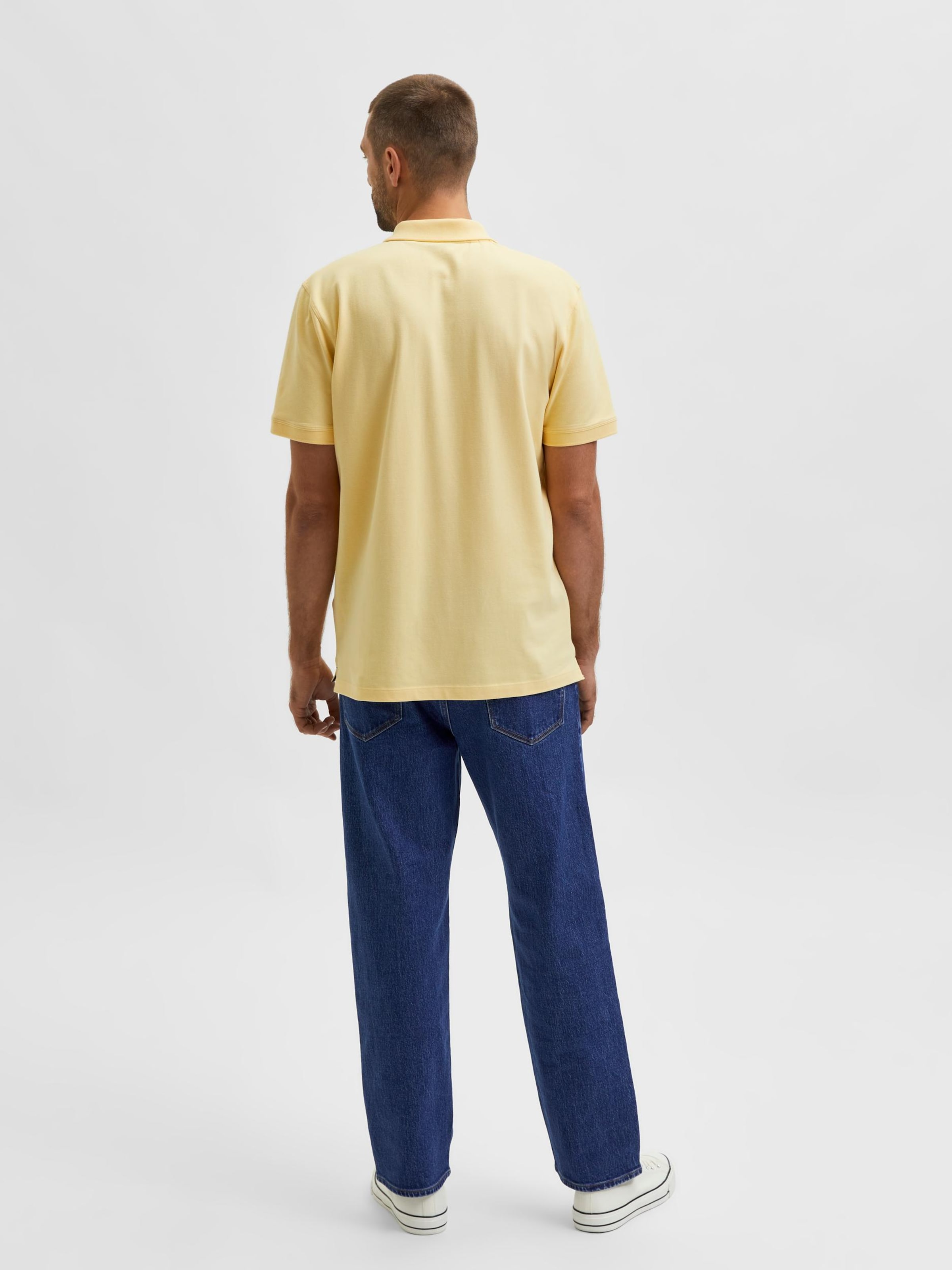 Selected Homme T-Shirt 'aze' L Jaune