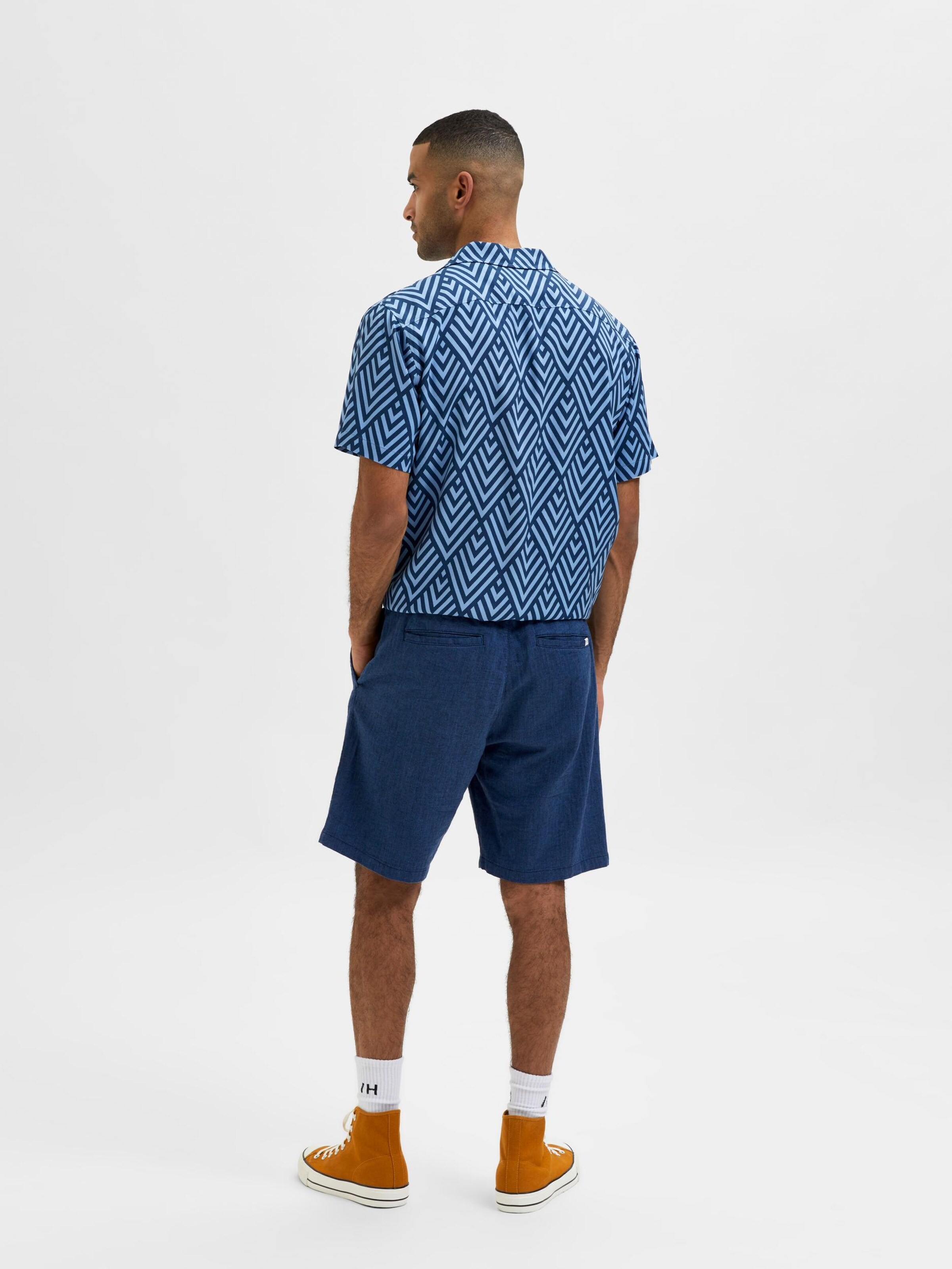 Selected Homme Pantalon 'luis' 31-32 Bleu