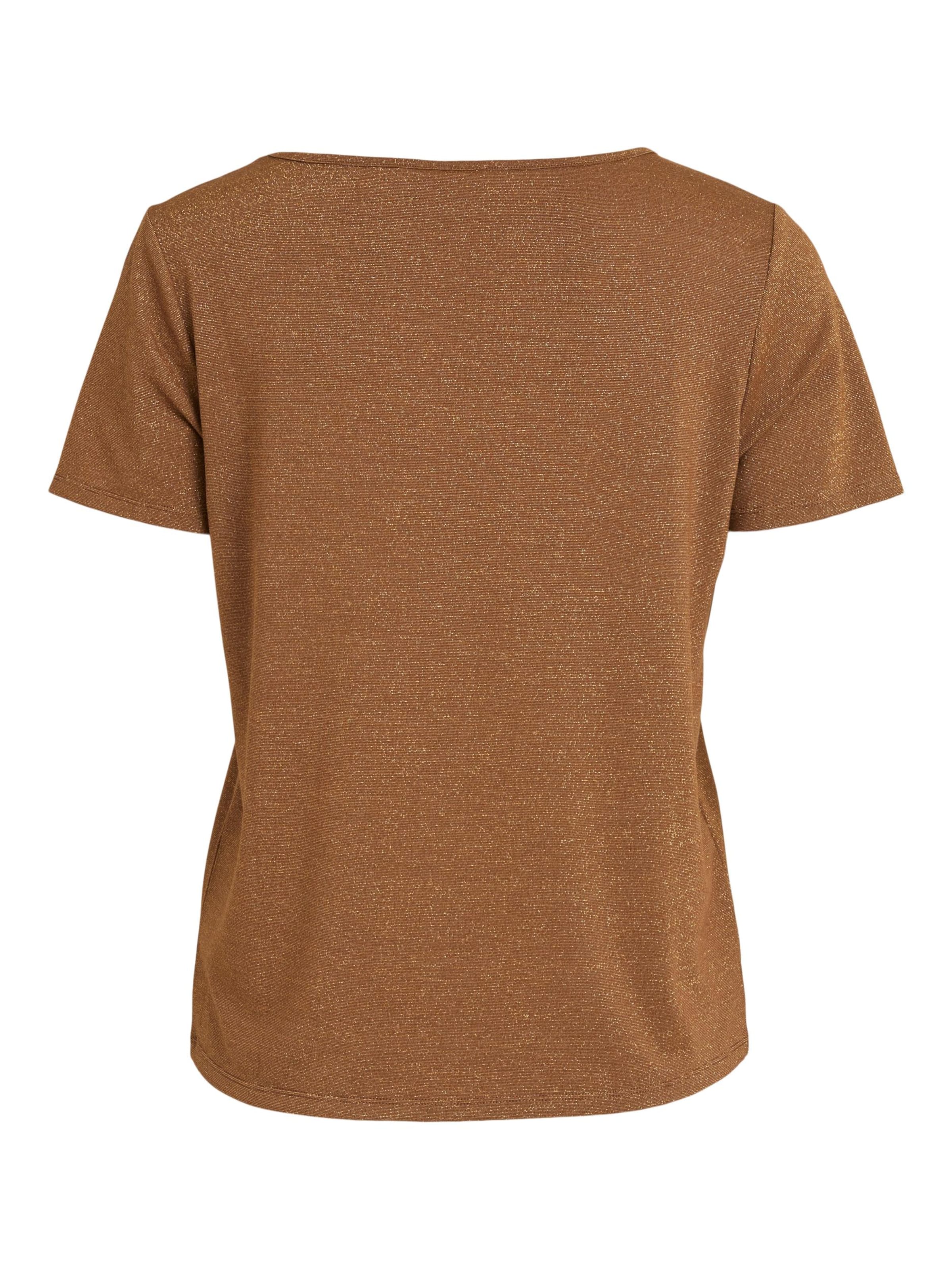 Vila T-Shirt 'luxi' L Marron