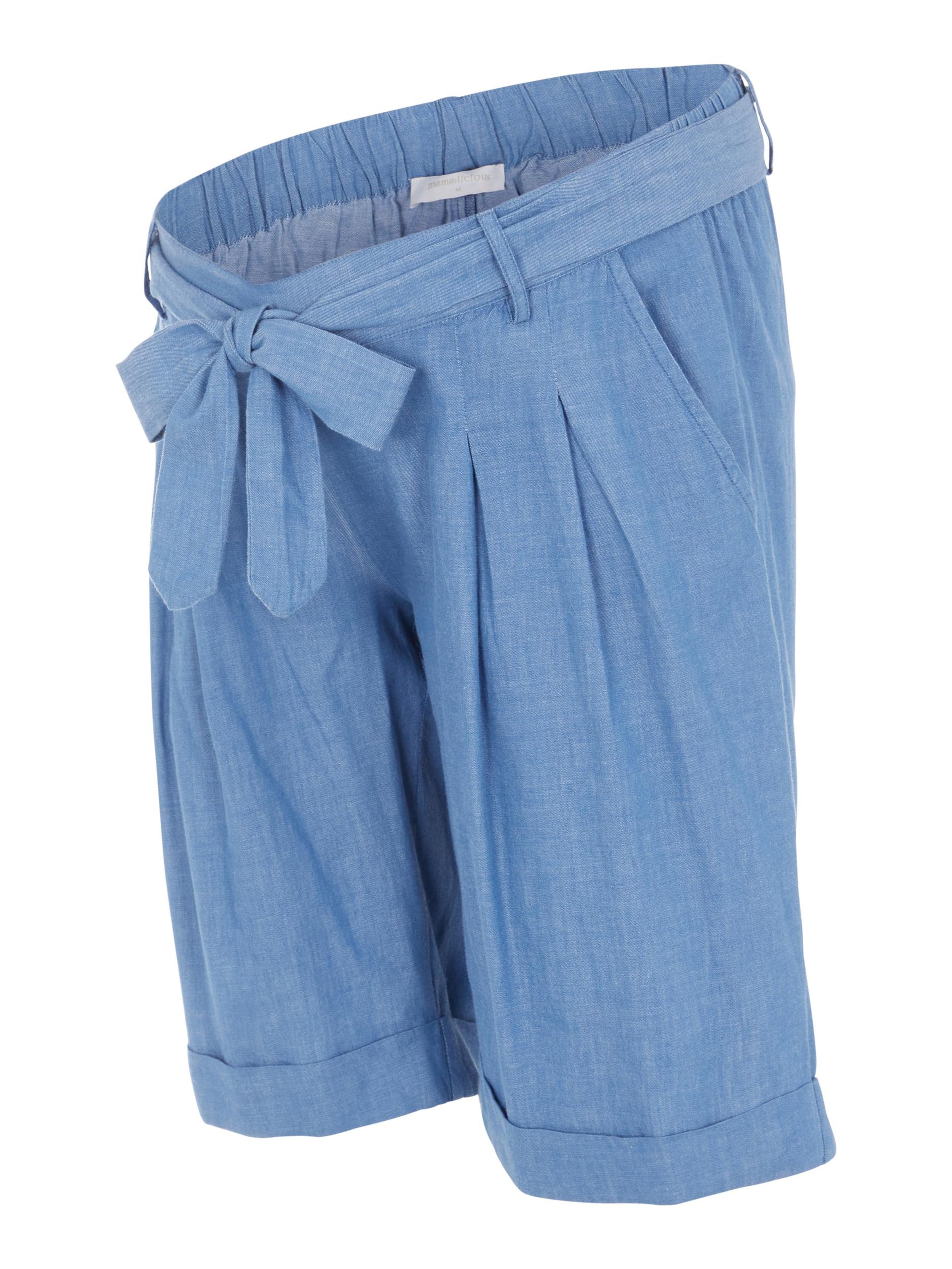 Mamalicious Pantalon À Pince 'milana' 36 Bleu