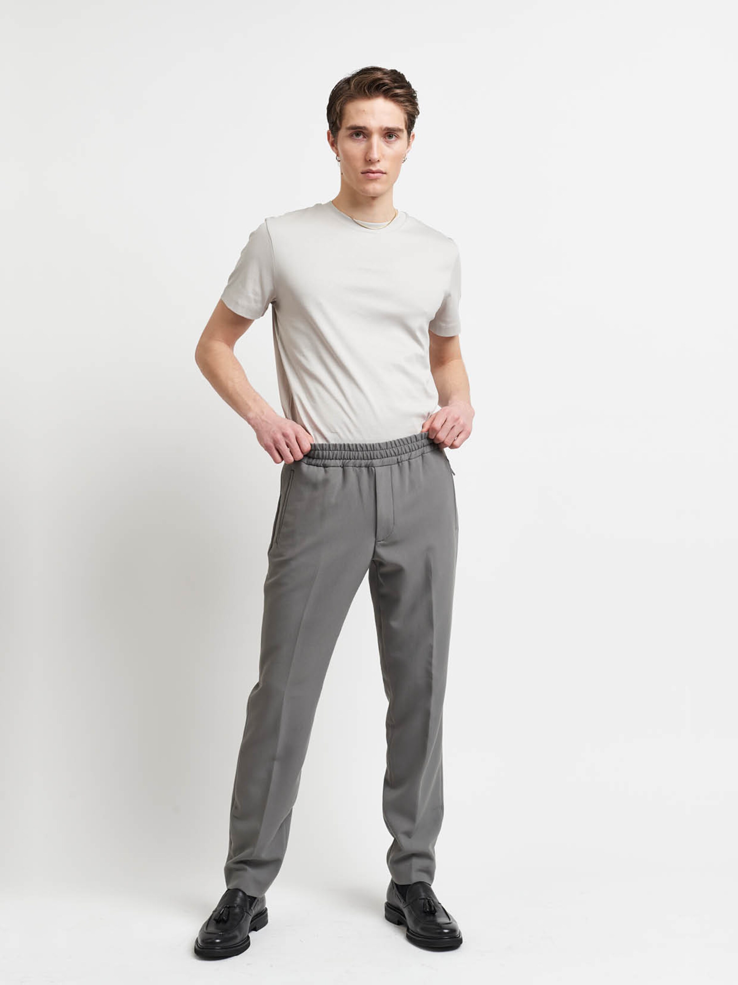 Bruuns Bazaar Pantalon 'charlie Eddie' 31-32 Gris