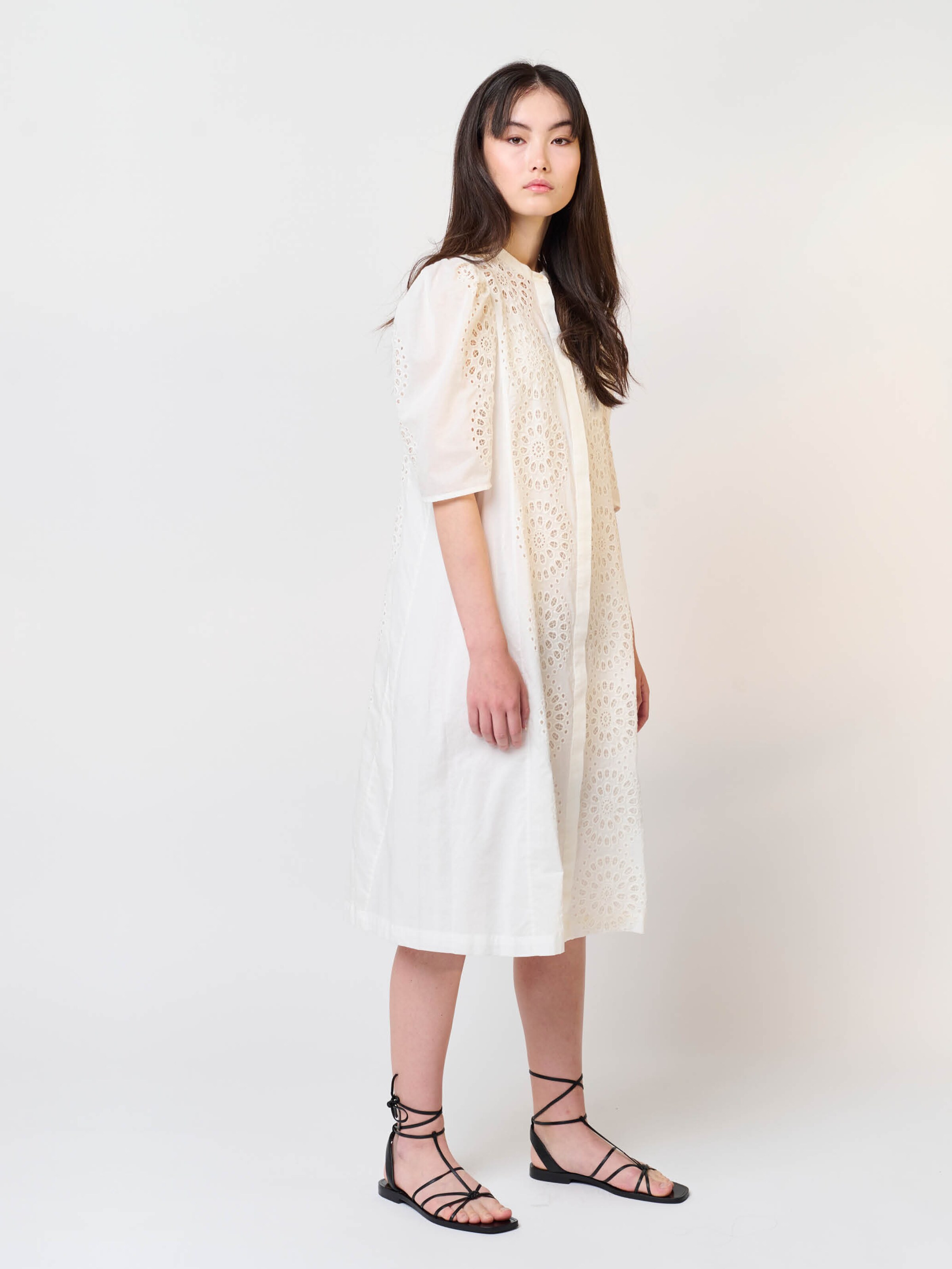 Bruuns Bazaar Robe De Soirée 'yasmin Diego' 34 Blanc