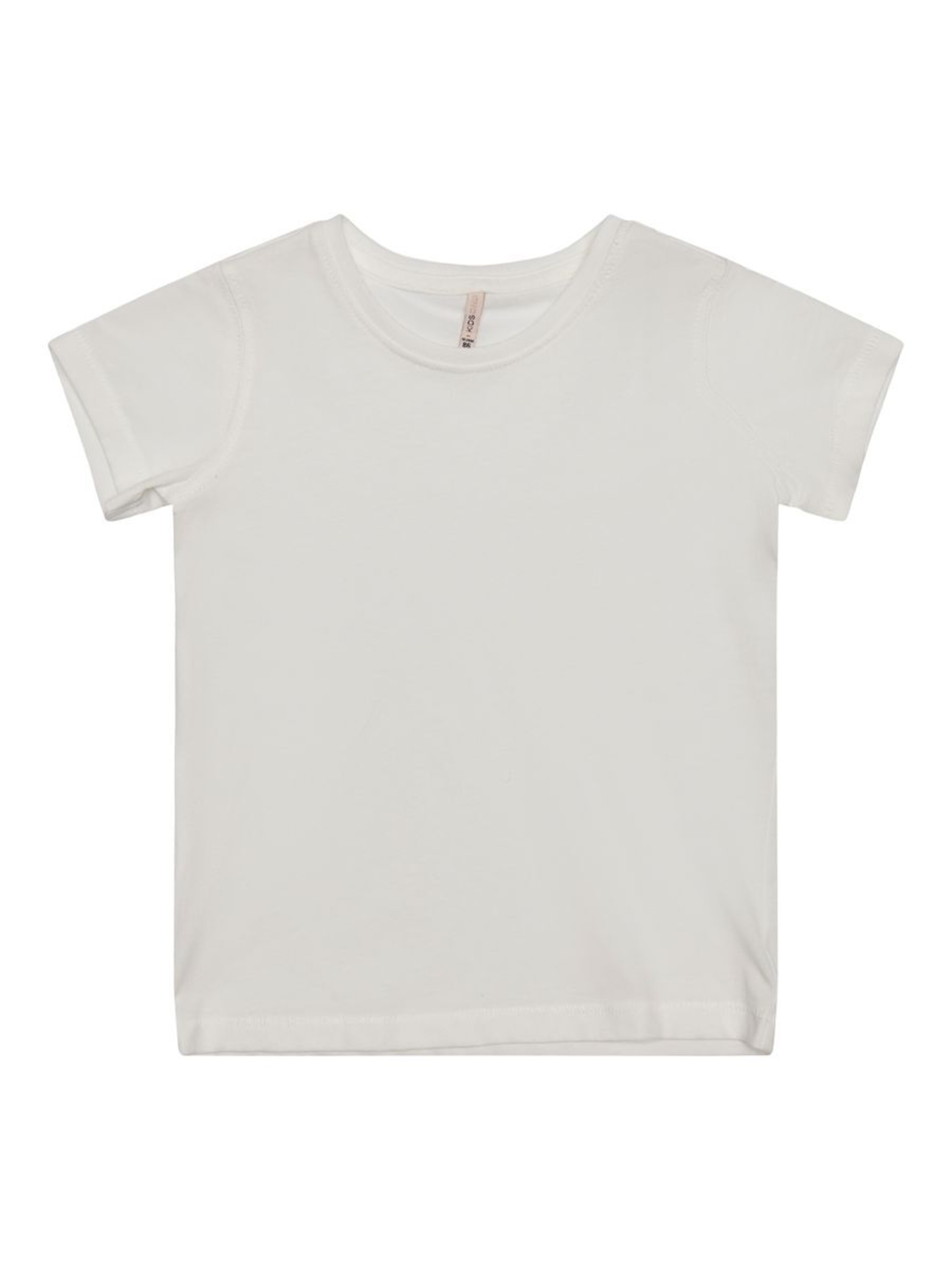 Kids Mini Girl T-Shirt 'may' 128 Blanc