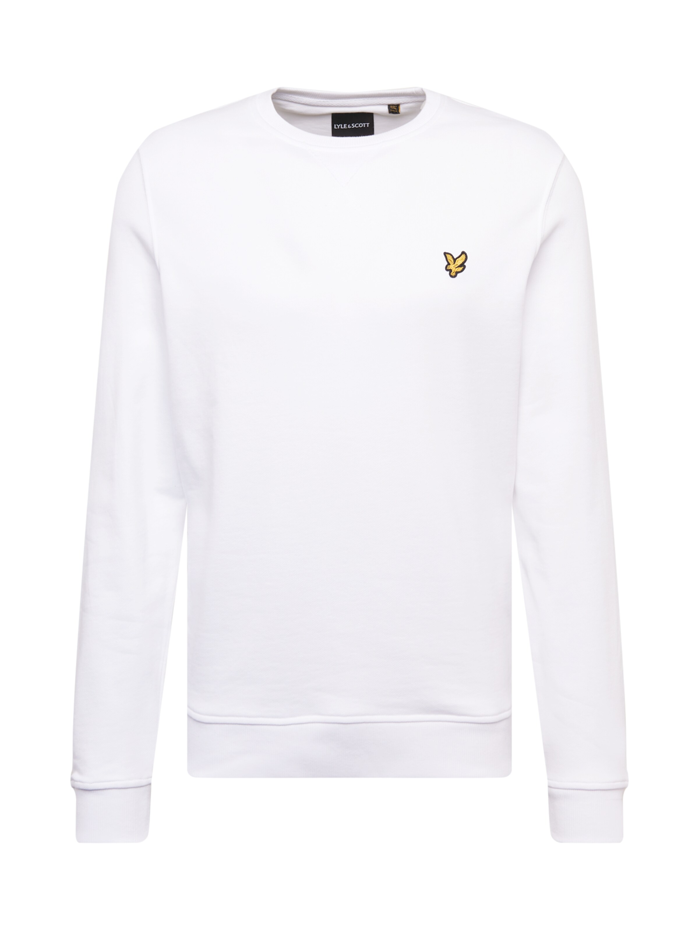 Lyle & Scott Bluză de molton bǎrați alb xs