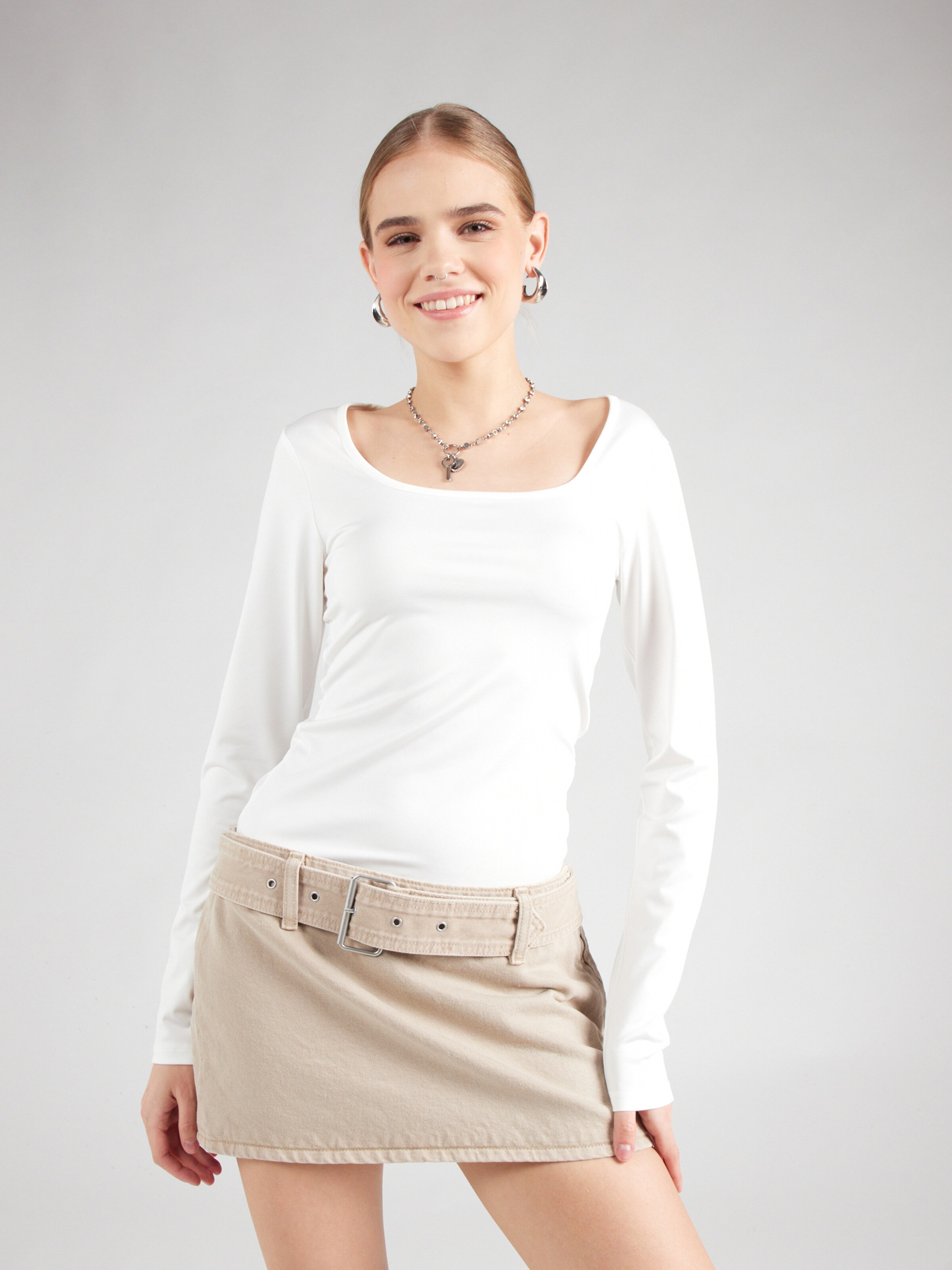 ABOUT YOU Shirt 'Jocelyn' dames weiss m