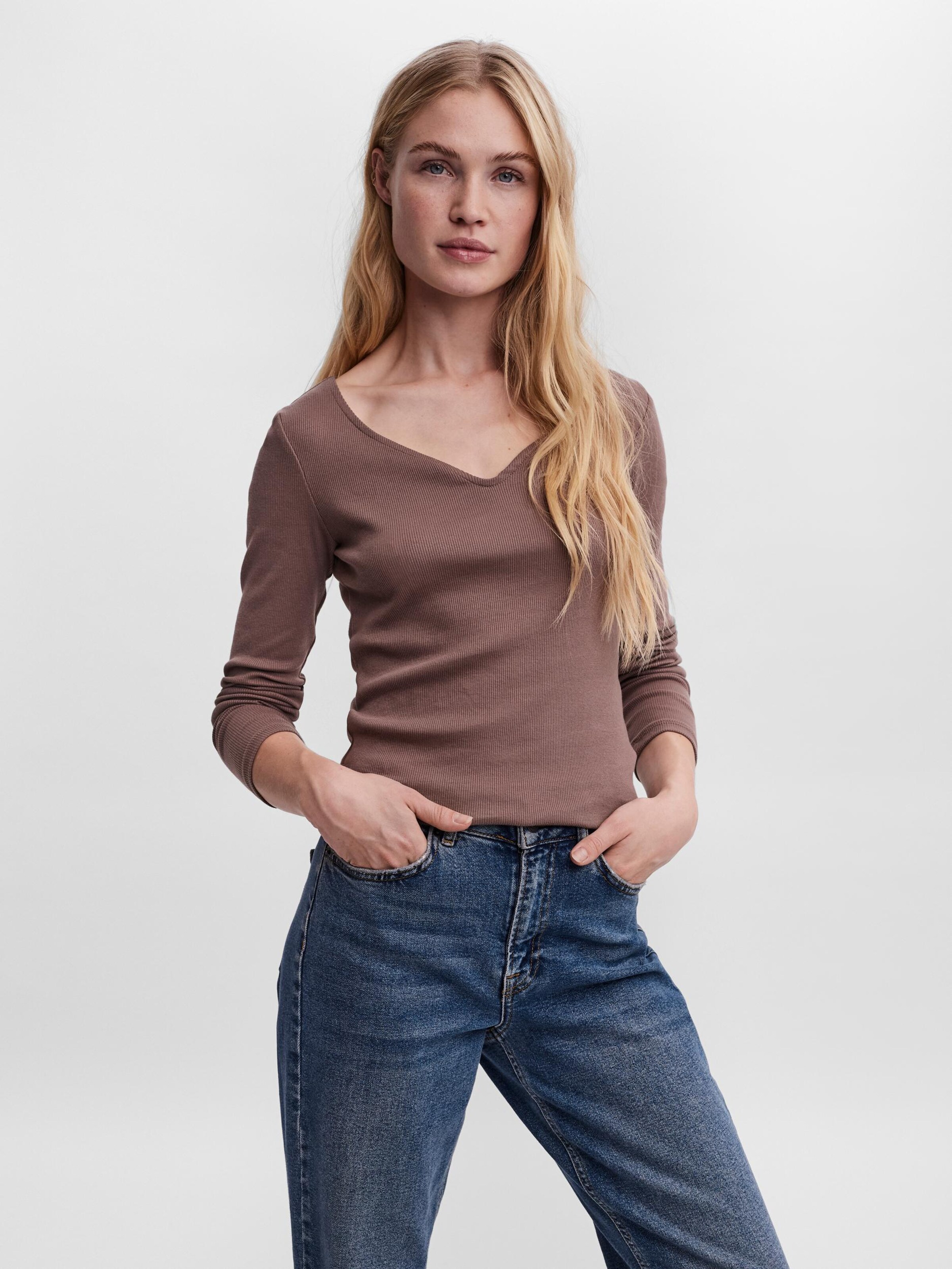 Vero Moda T-Shirt 'newava' L Violet