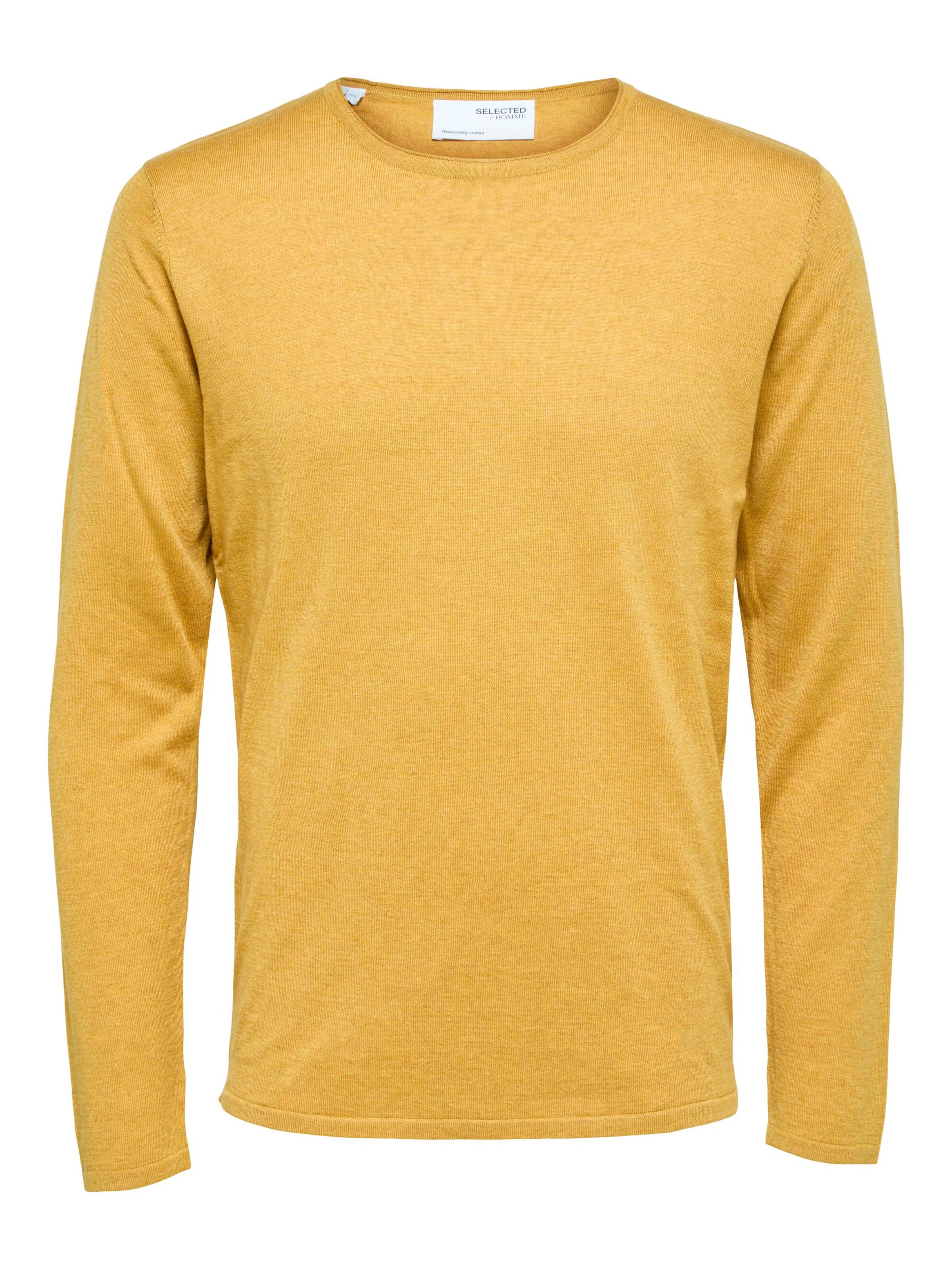 Selected Homme Pull-Over 'rome' L Jaune