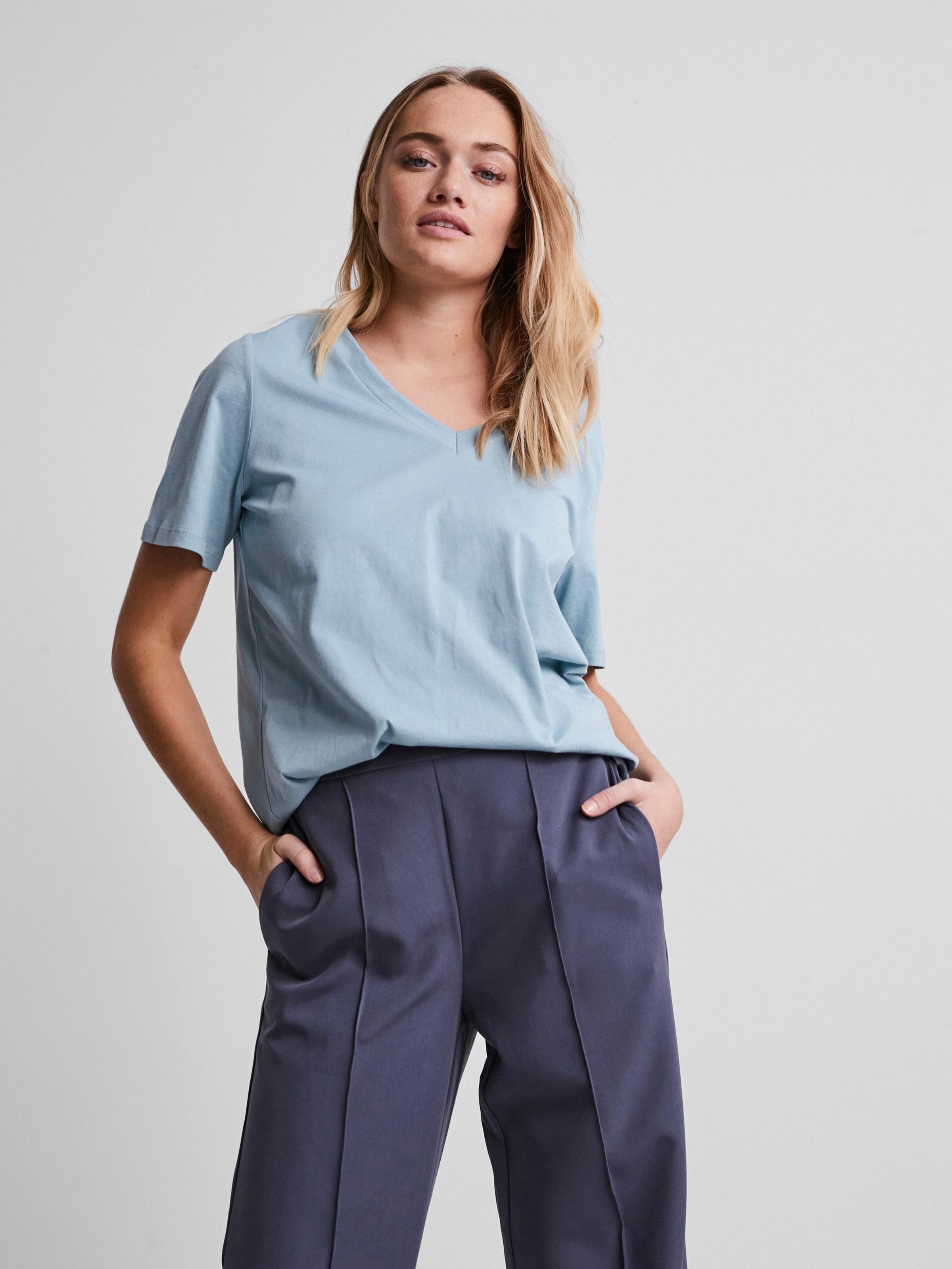 Pieces T-Shirt 'ria' XS Bleu