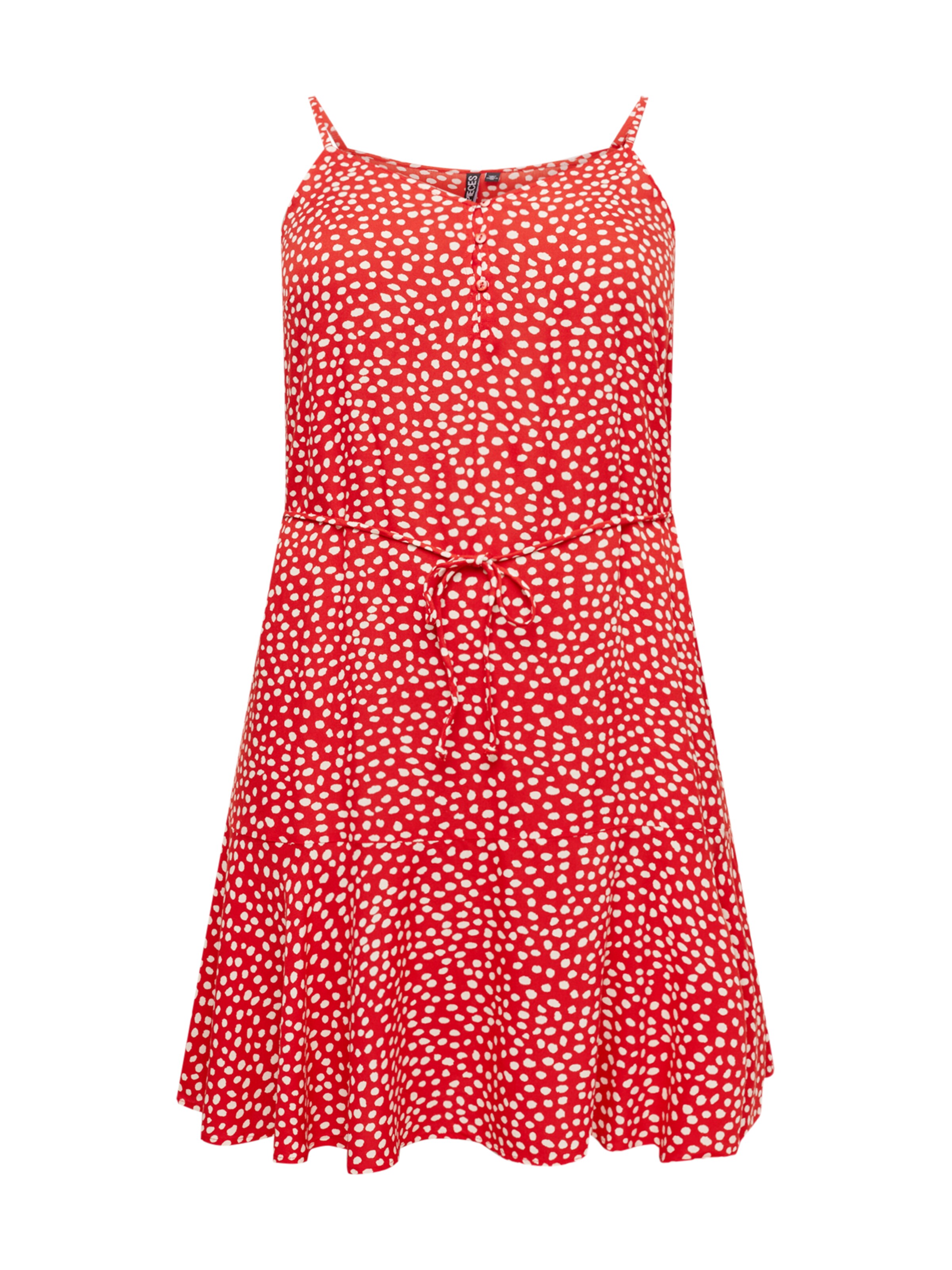 Pieces Curve Robe-Chemise 44 Rouge