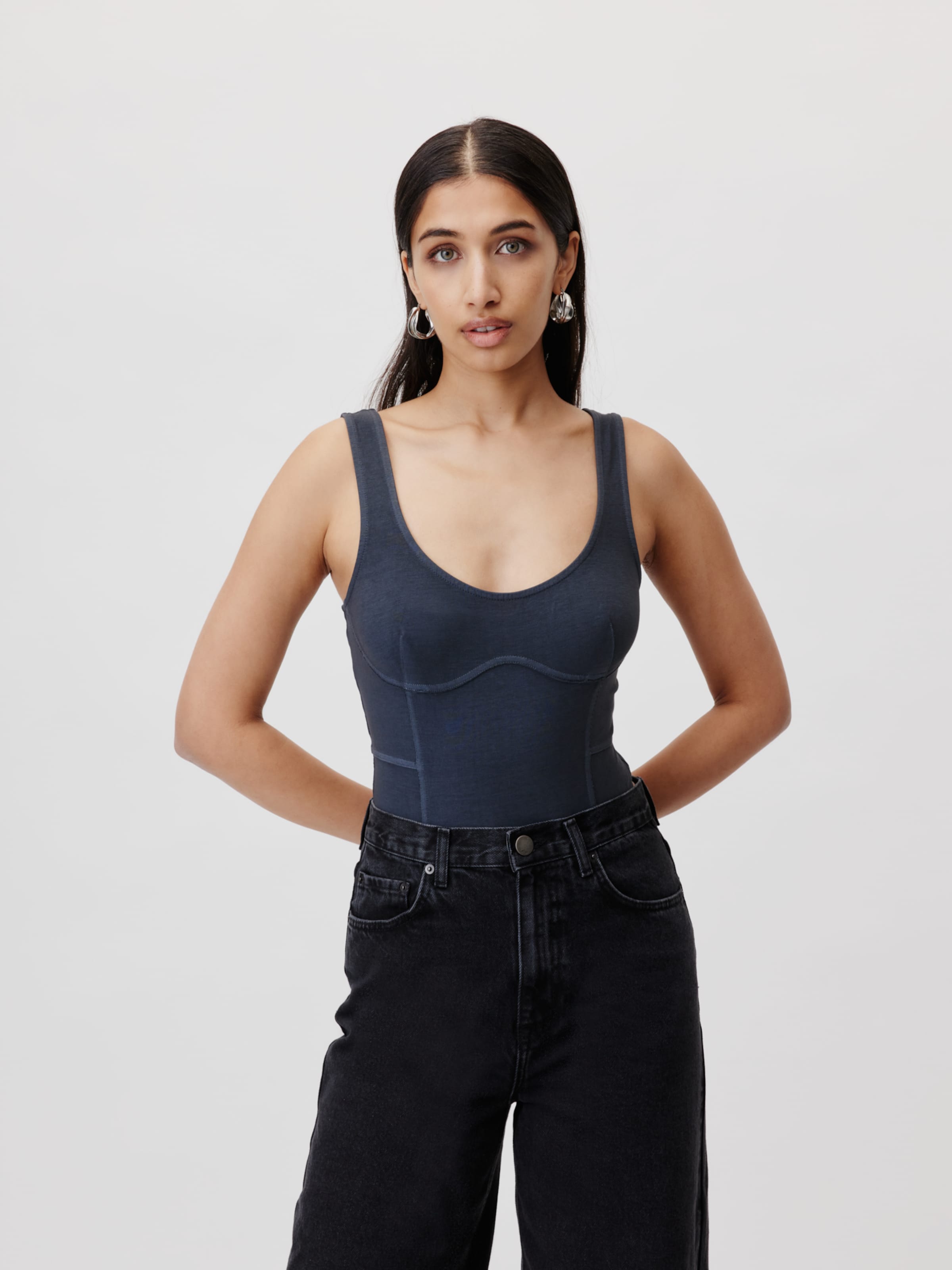 LeGer by Lena Gercke Koszula body 'Marlen' frauen grau xs,m,l,xl