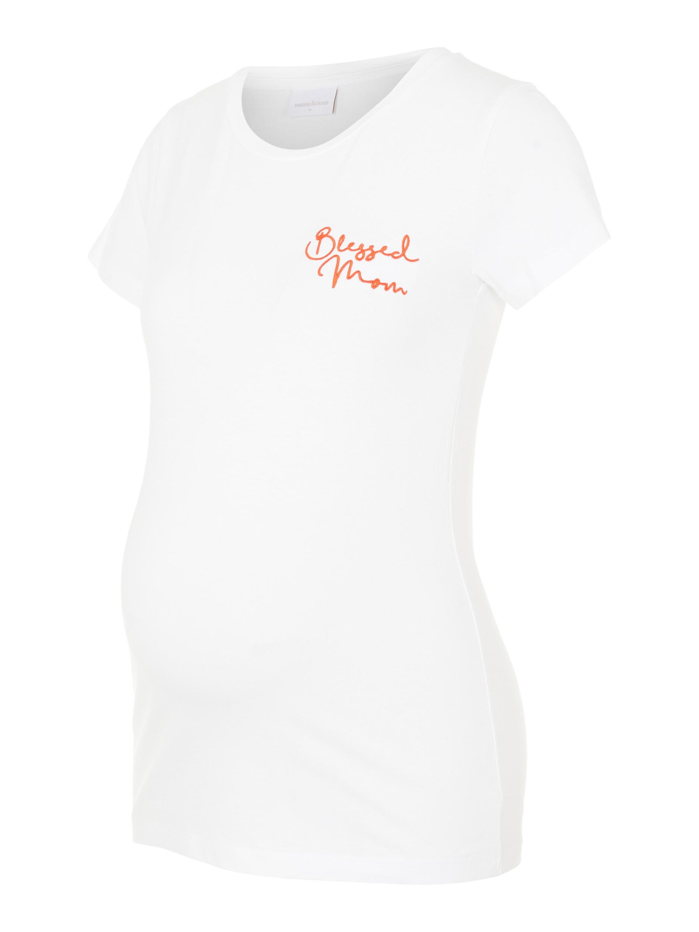 Mamalicious T-Shirt 'camomile' S Blanc