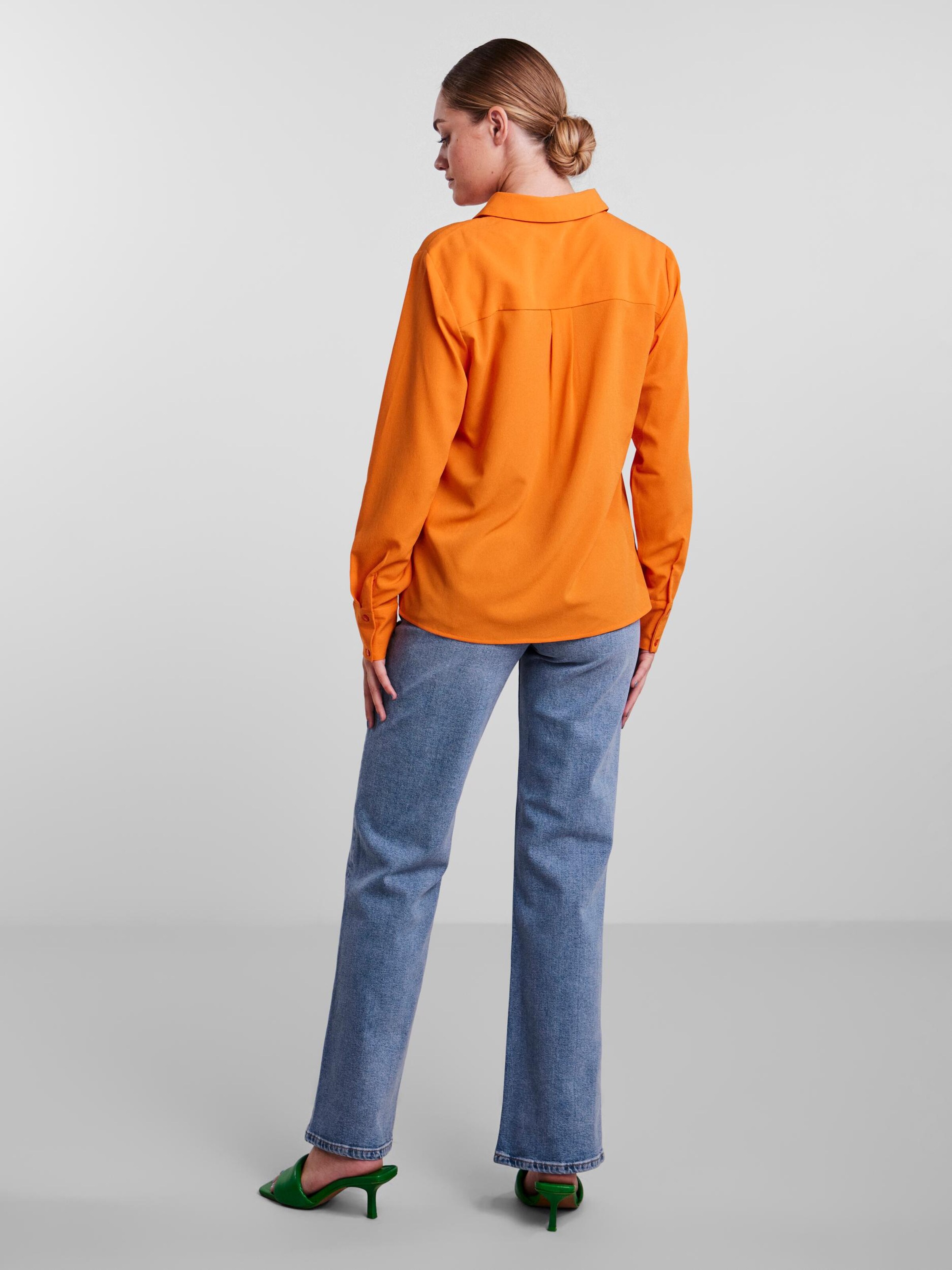 Pieces Chemisier 'laka' XS Orange