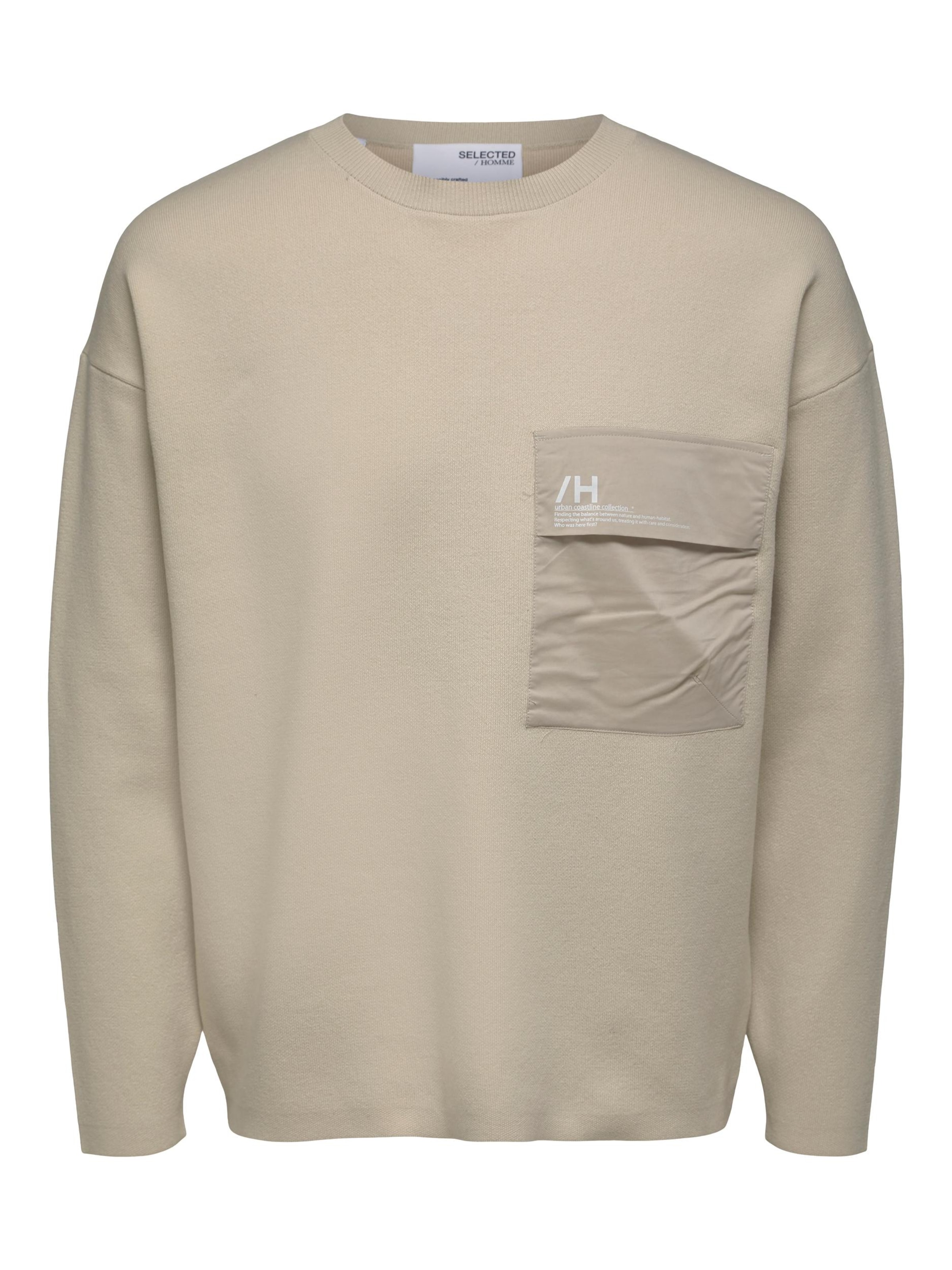 Selected Homme Pull-Over L Beige