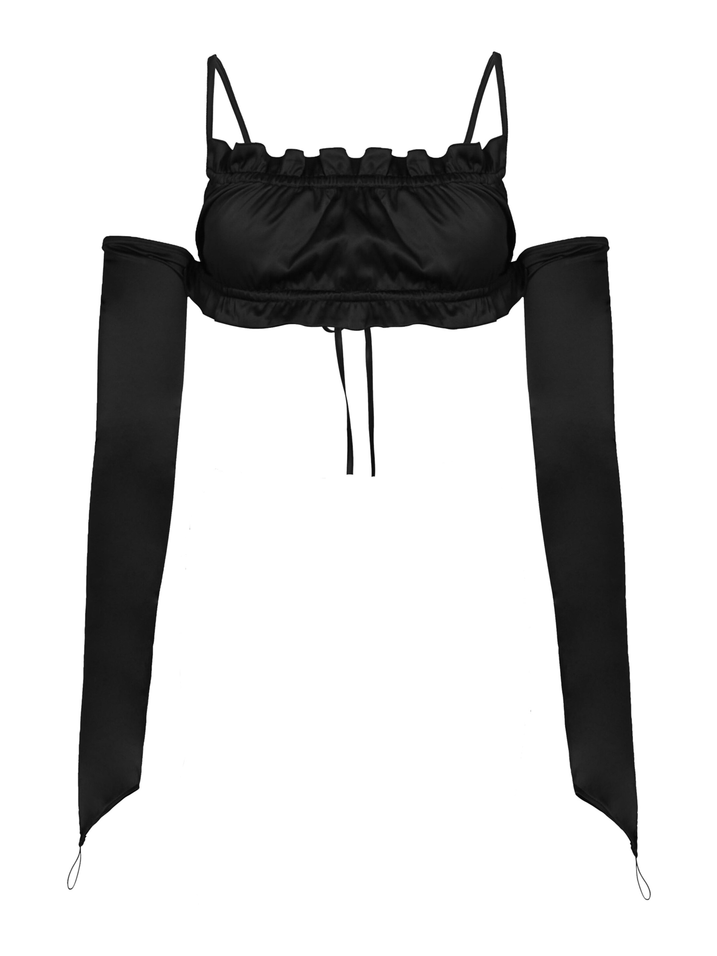 OW Collection Bluză 'IRINA' femei negru xl