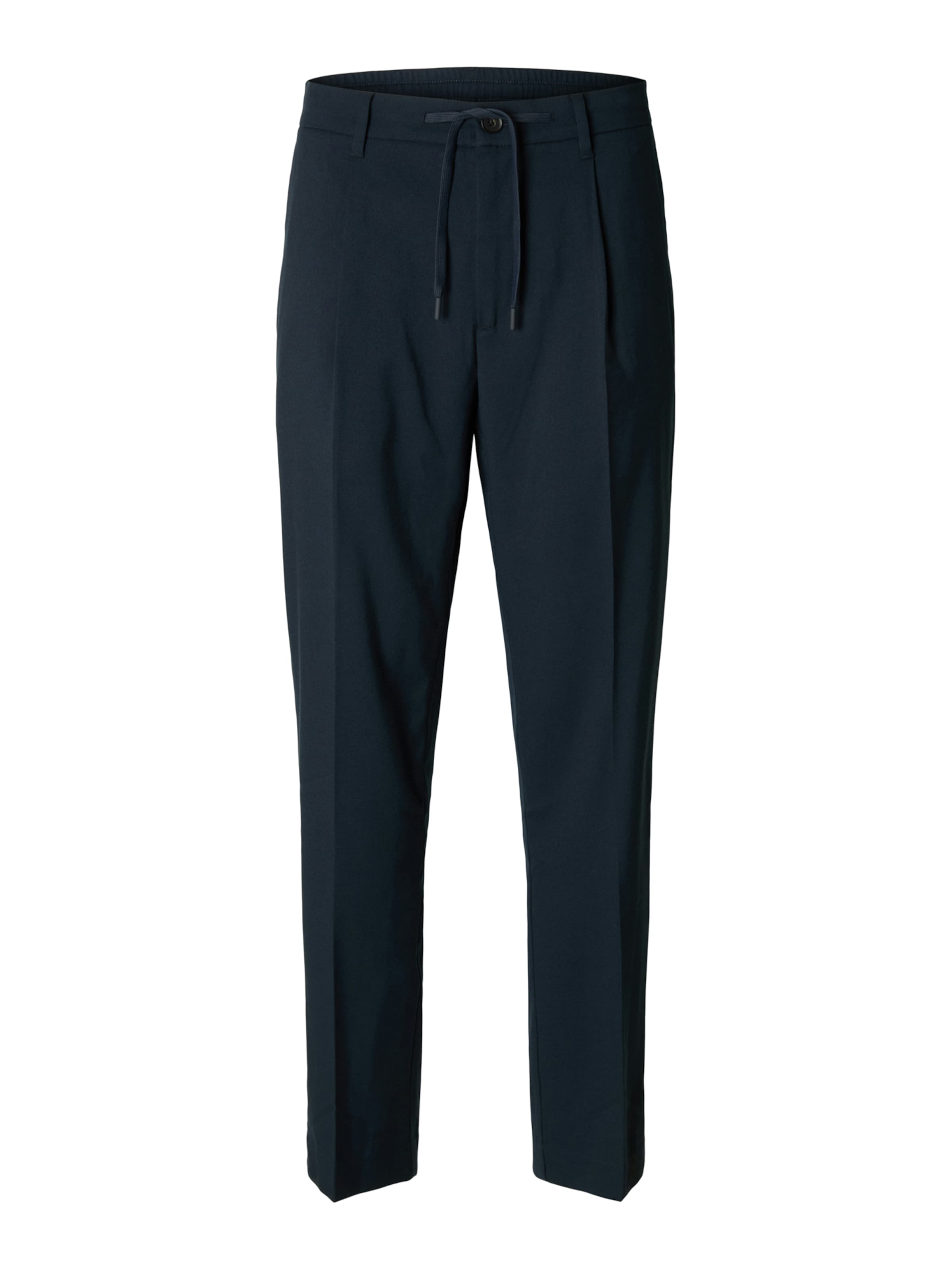 SELECTED Pantaloni cutați bǎrați albastru 48