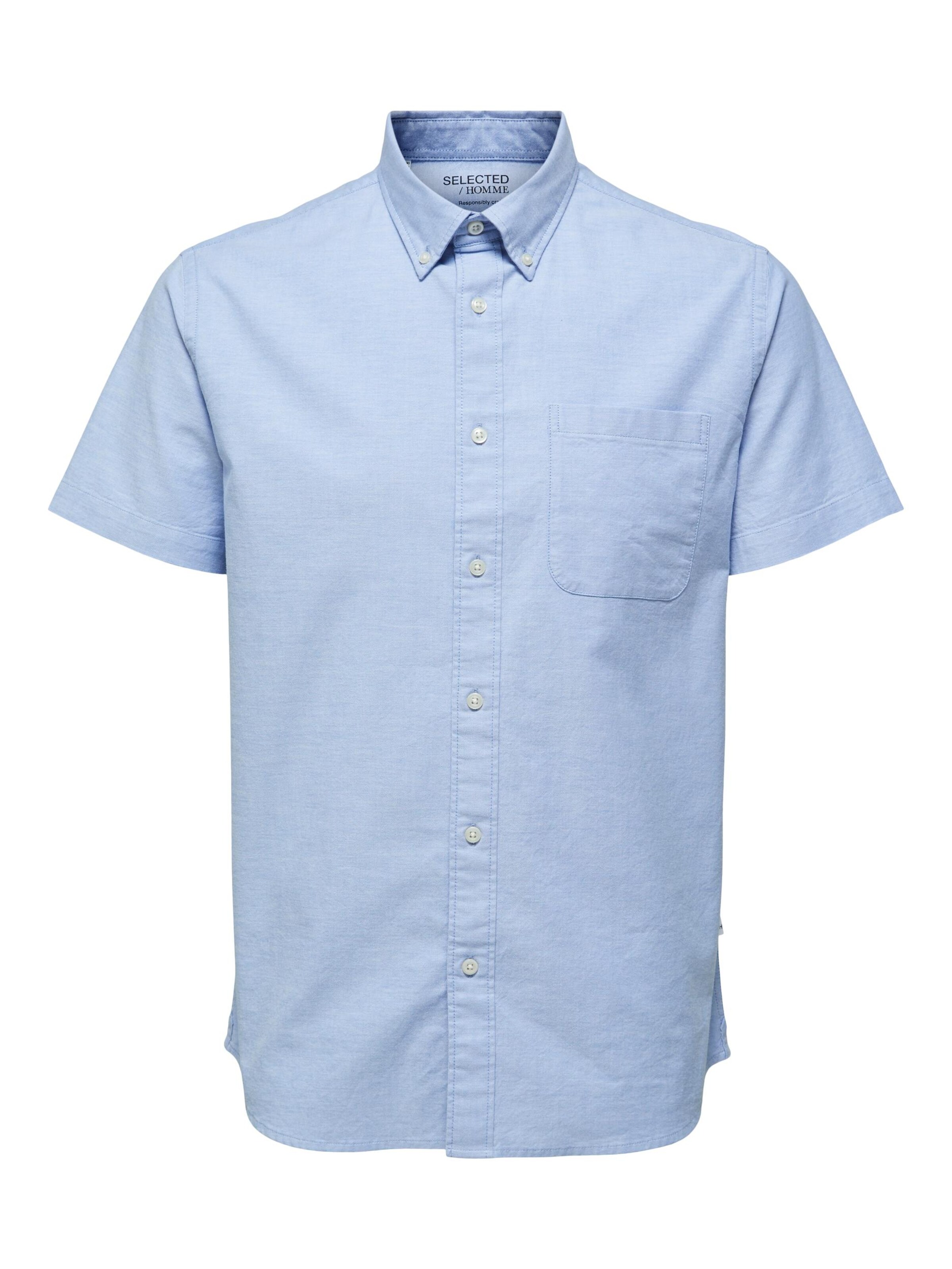 Selected Homme Chemise 'rick' S Bleu