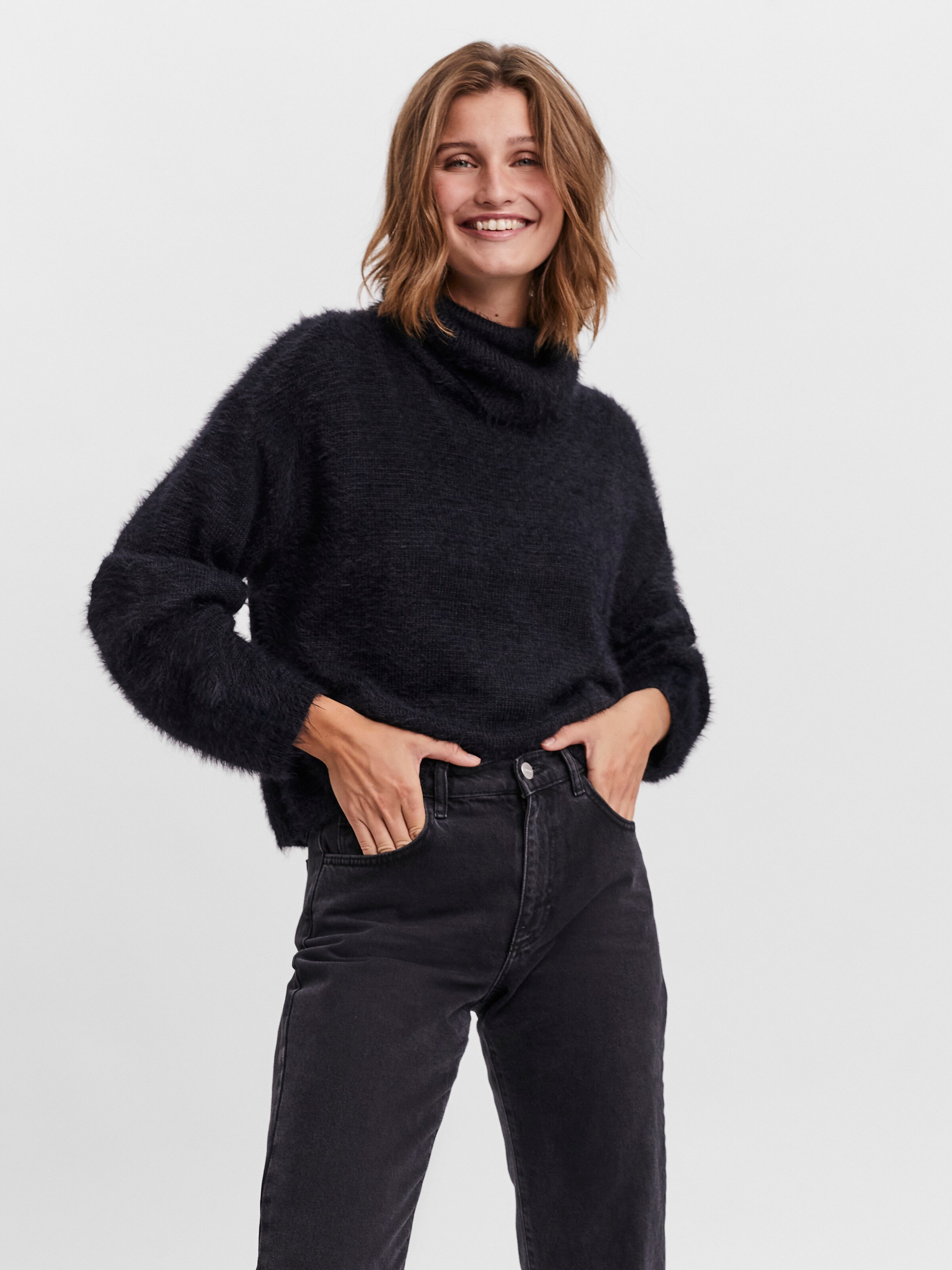 Vero Moda Pull-Over 'poilu' XS Noir