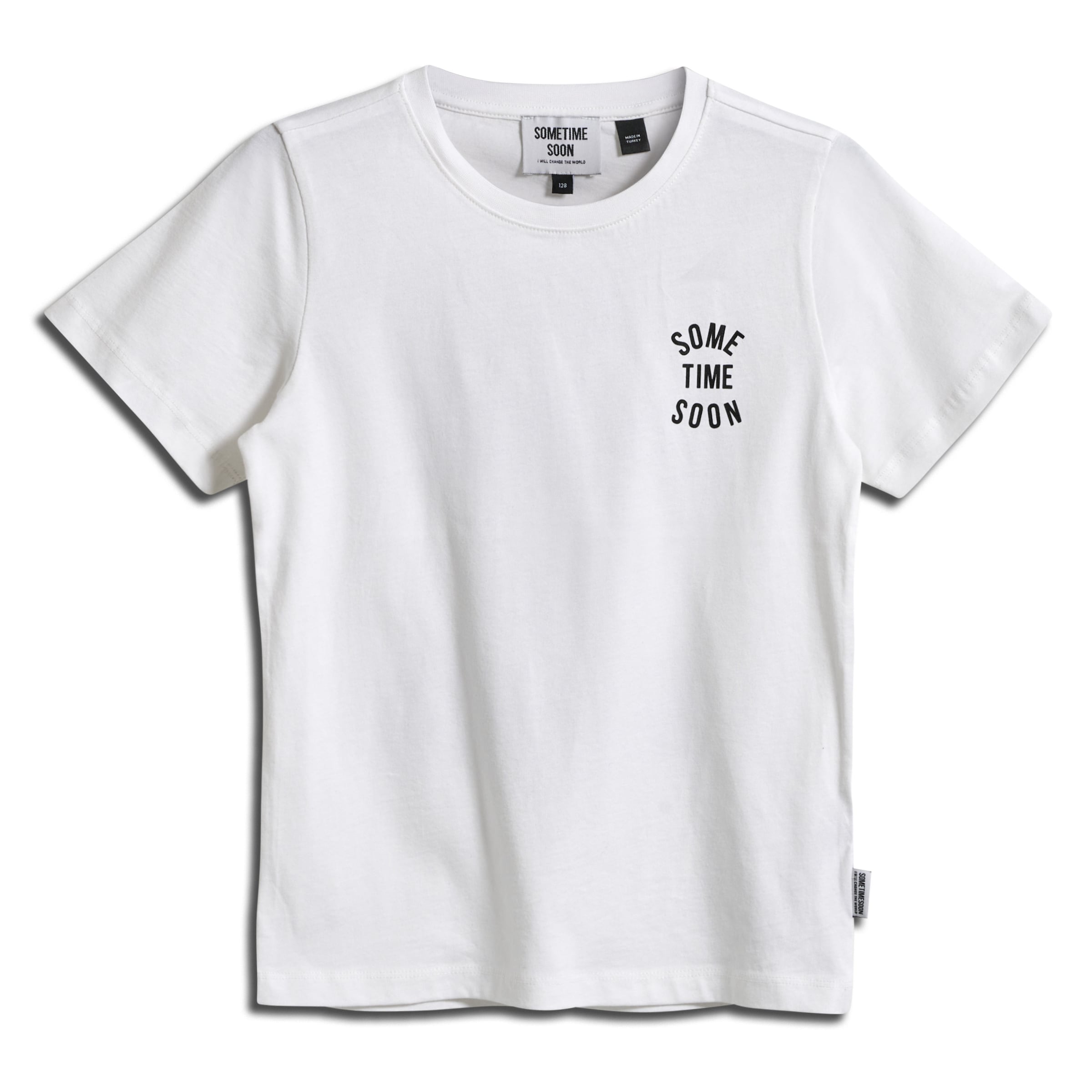 Sometime Soon T-Shirt 'revolution' 104 Blanc