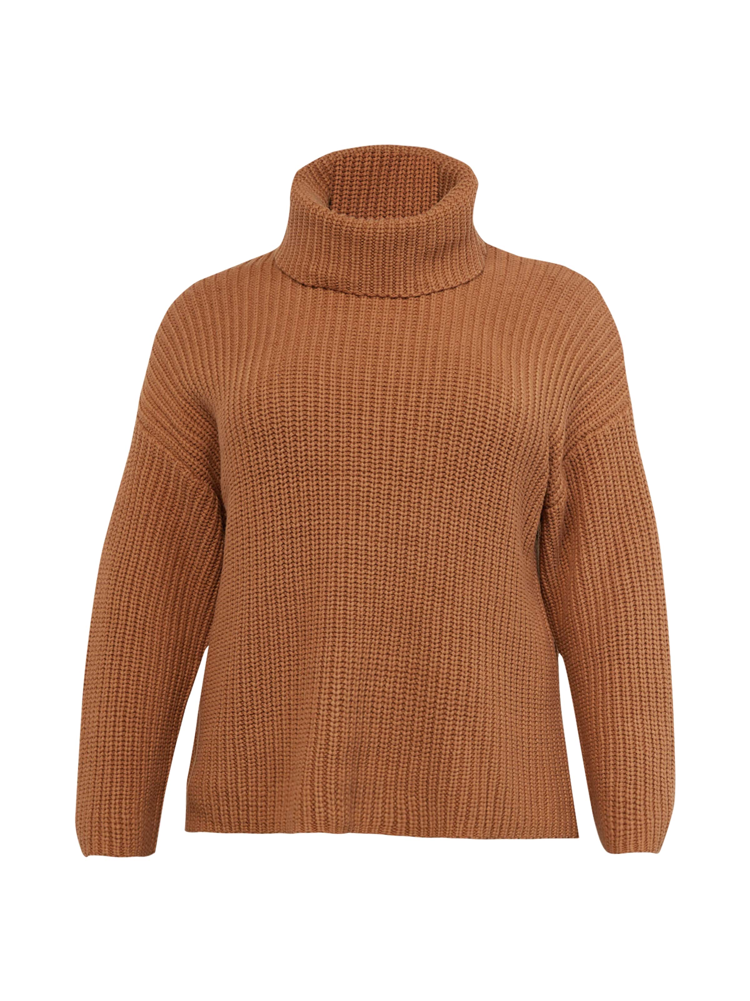 Selected Femme Curve Pulóver 'SELMA SEFIKA' női barna xxl