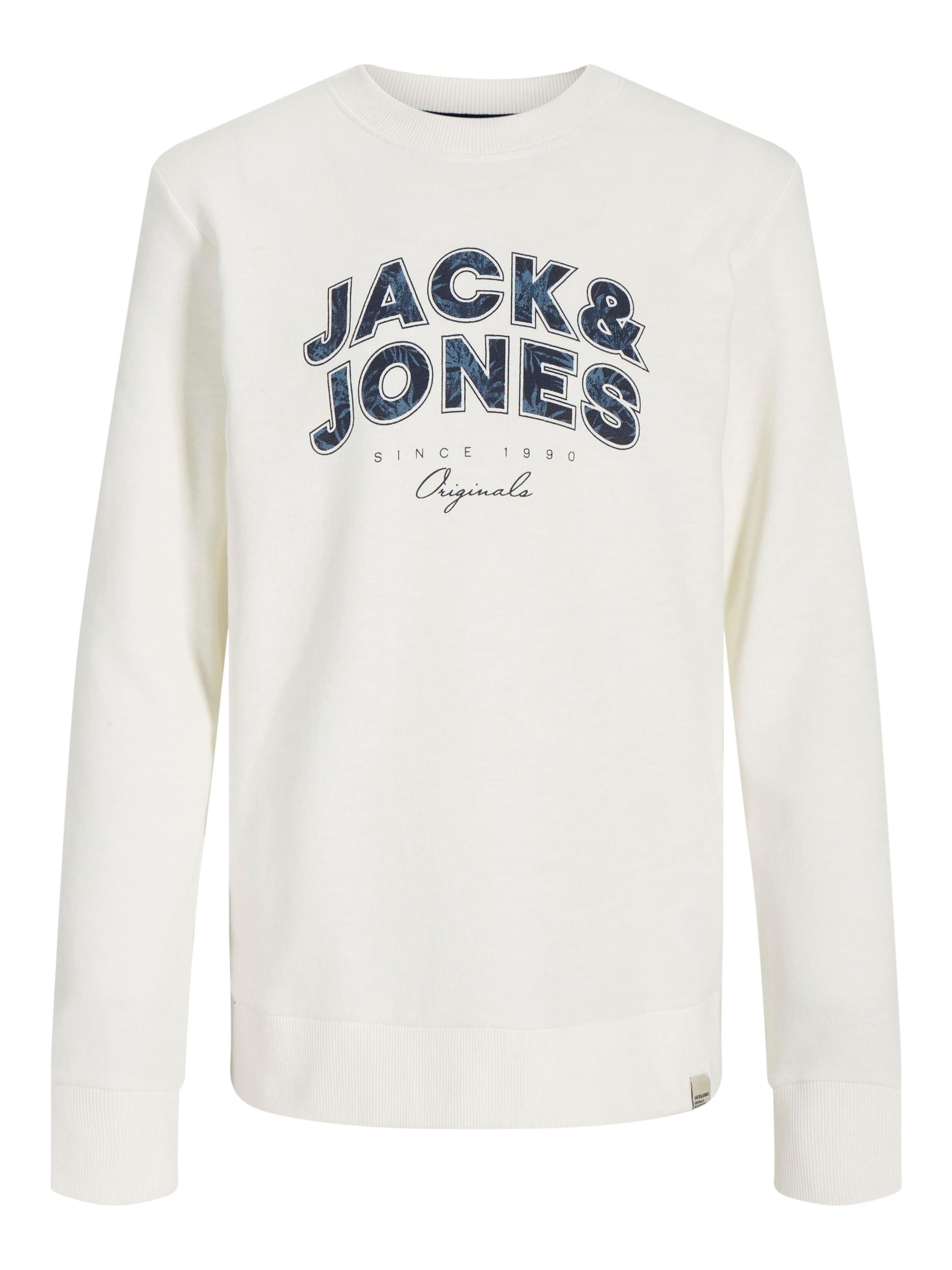 Jack & Jones Junior Sweat 'bloomer' 128 Blanc