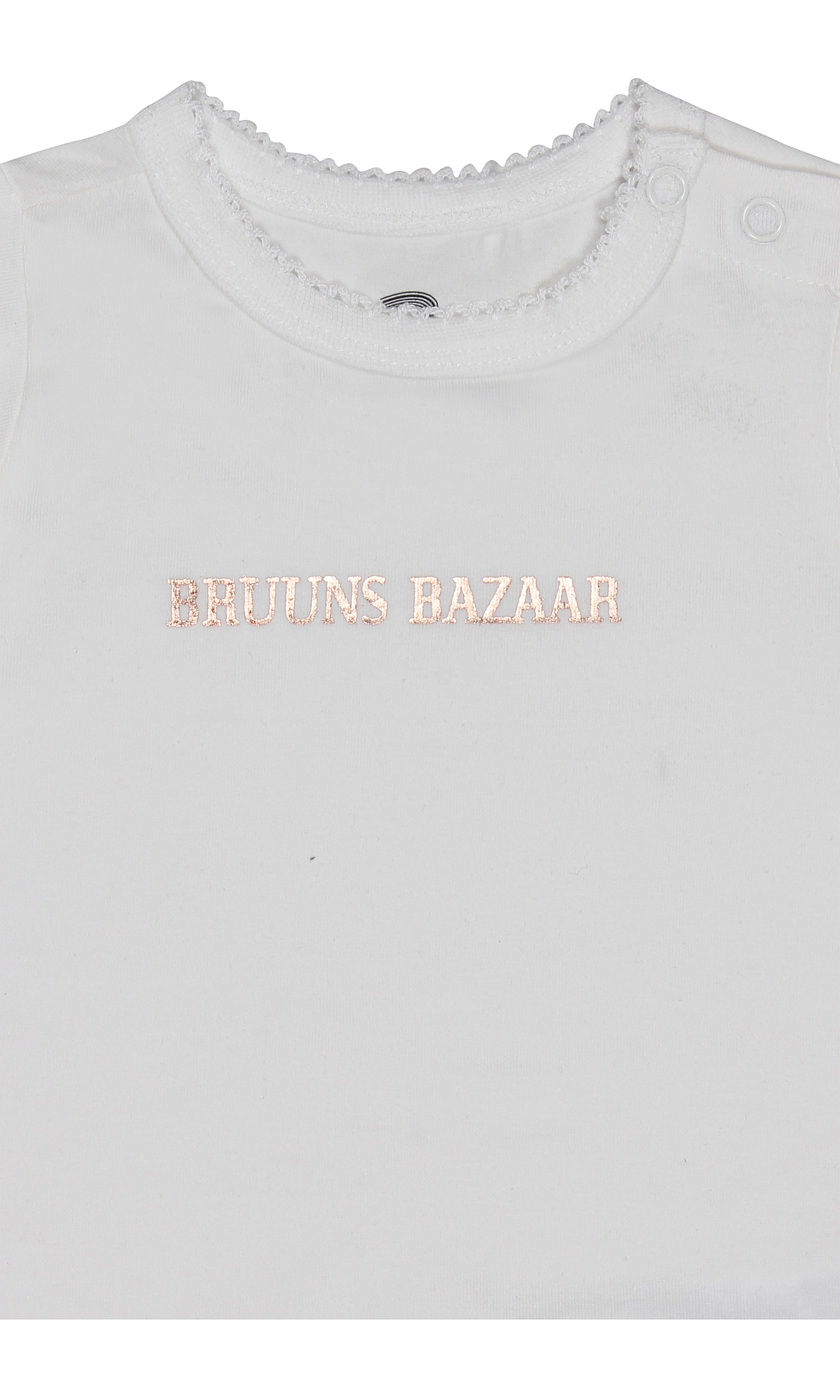 Bruuns Bazaar Kids Barboteuse / Body 'ida Sofie' 56 Blanc