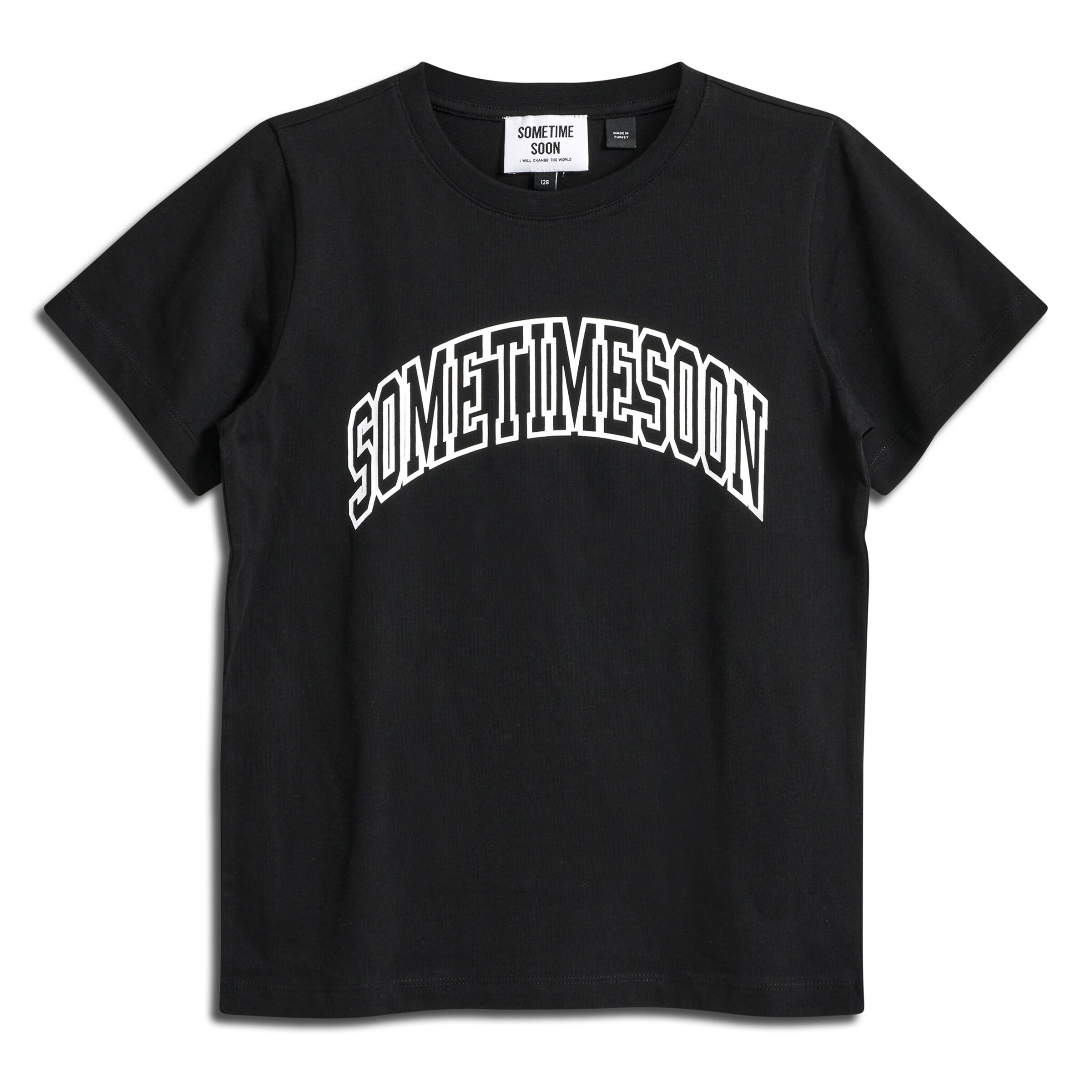 Sometime Soon T-Shirt 'ocean' 104 Noir