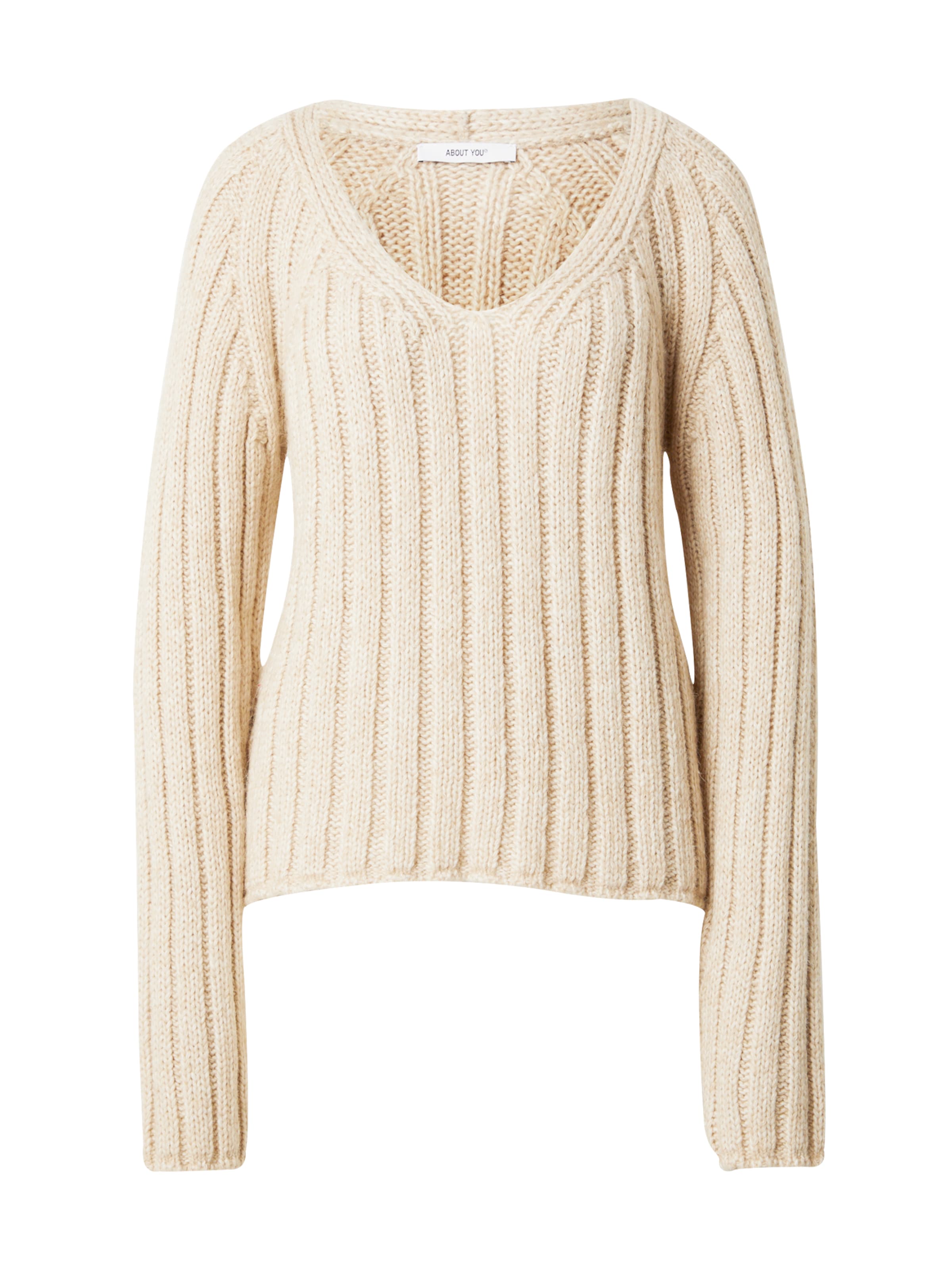 ABOUT YOU Pullover 'Victoria ' frauen beige l