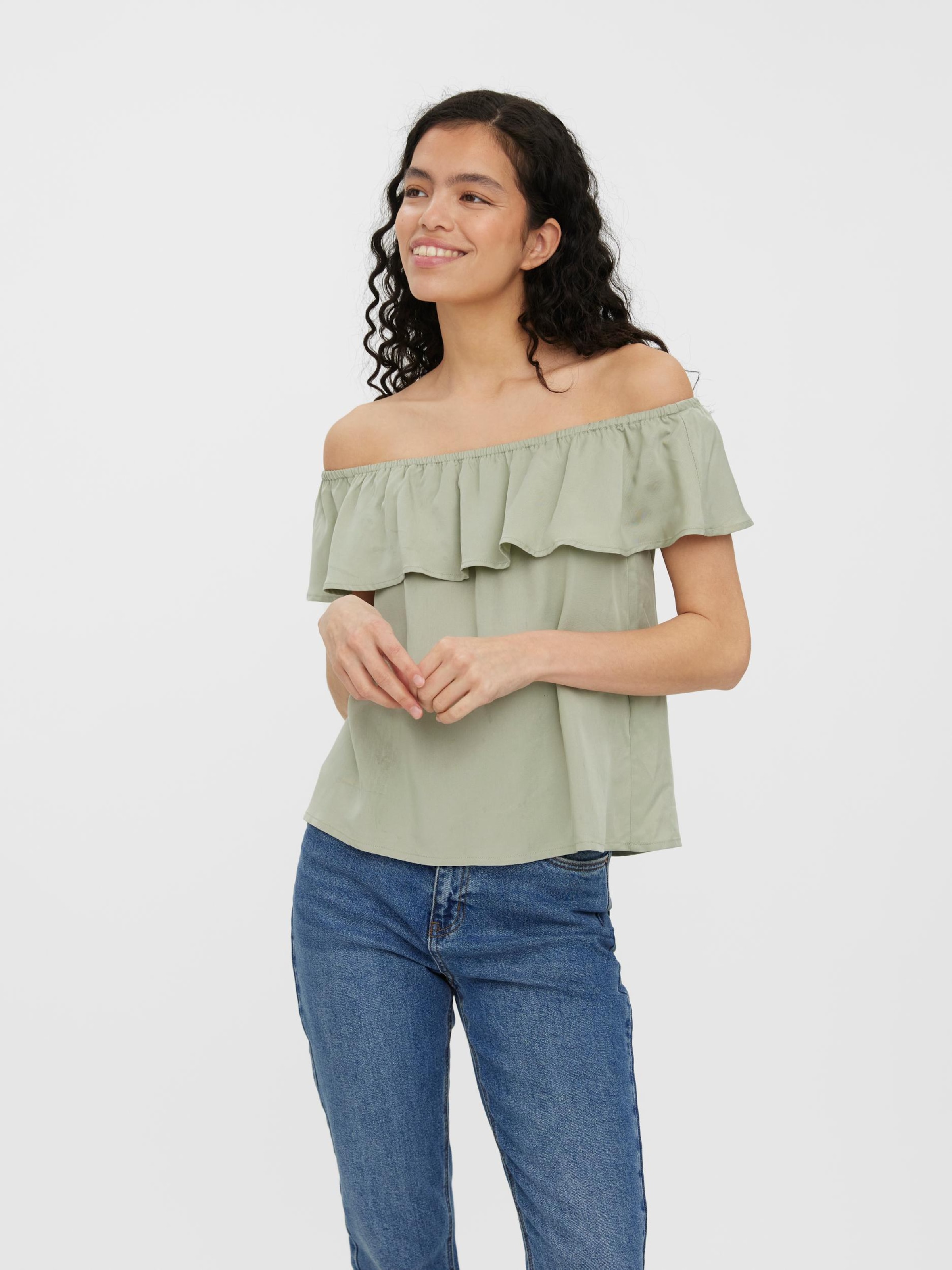 Vero Moda Chemisier 'mia' XS Vert