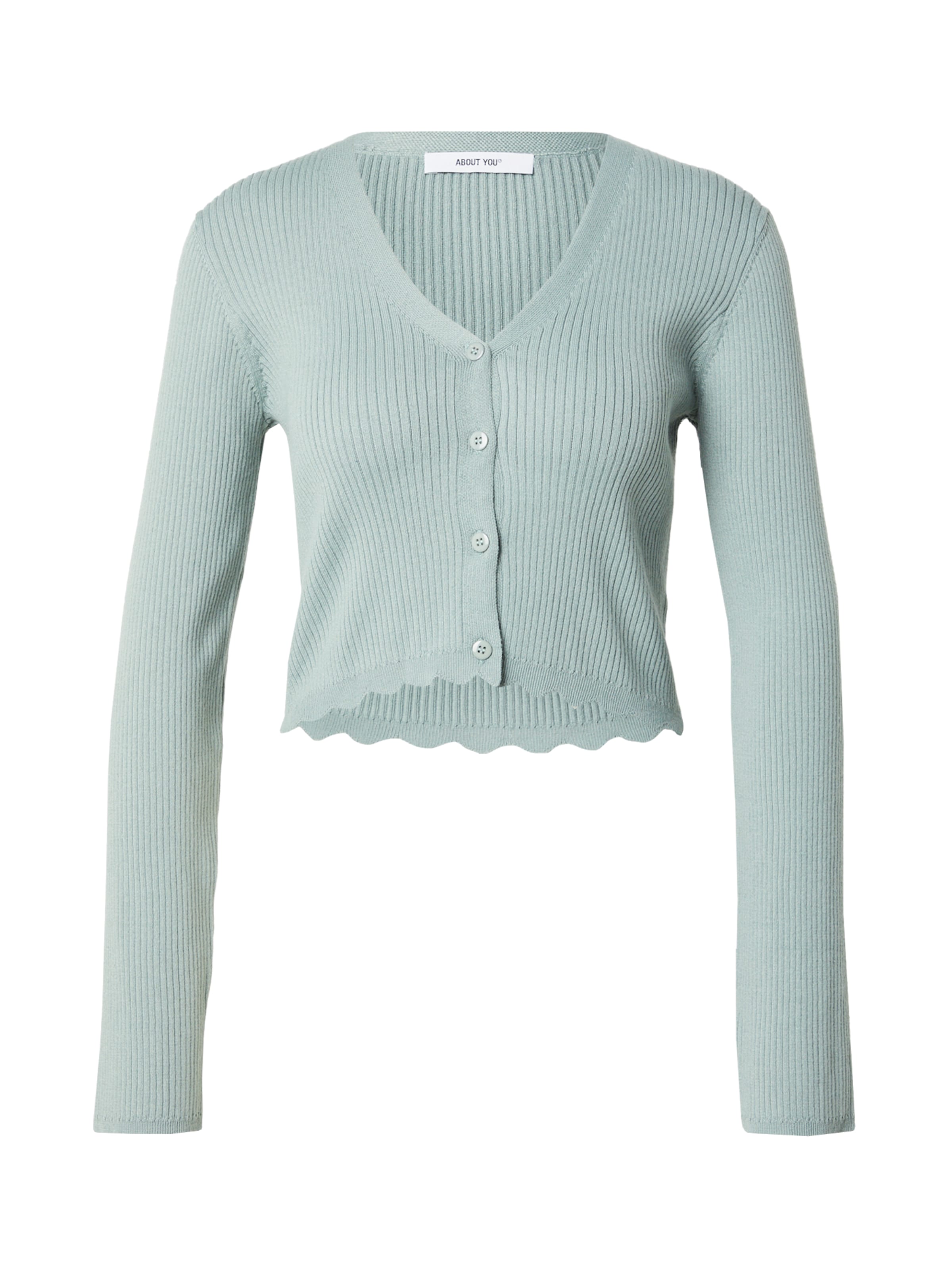 ABOUT YOU Gebreid vest 'Taria' dames gruen xxl