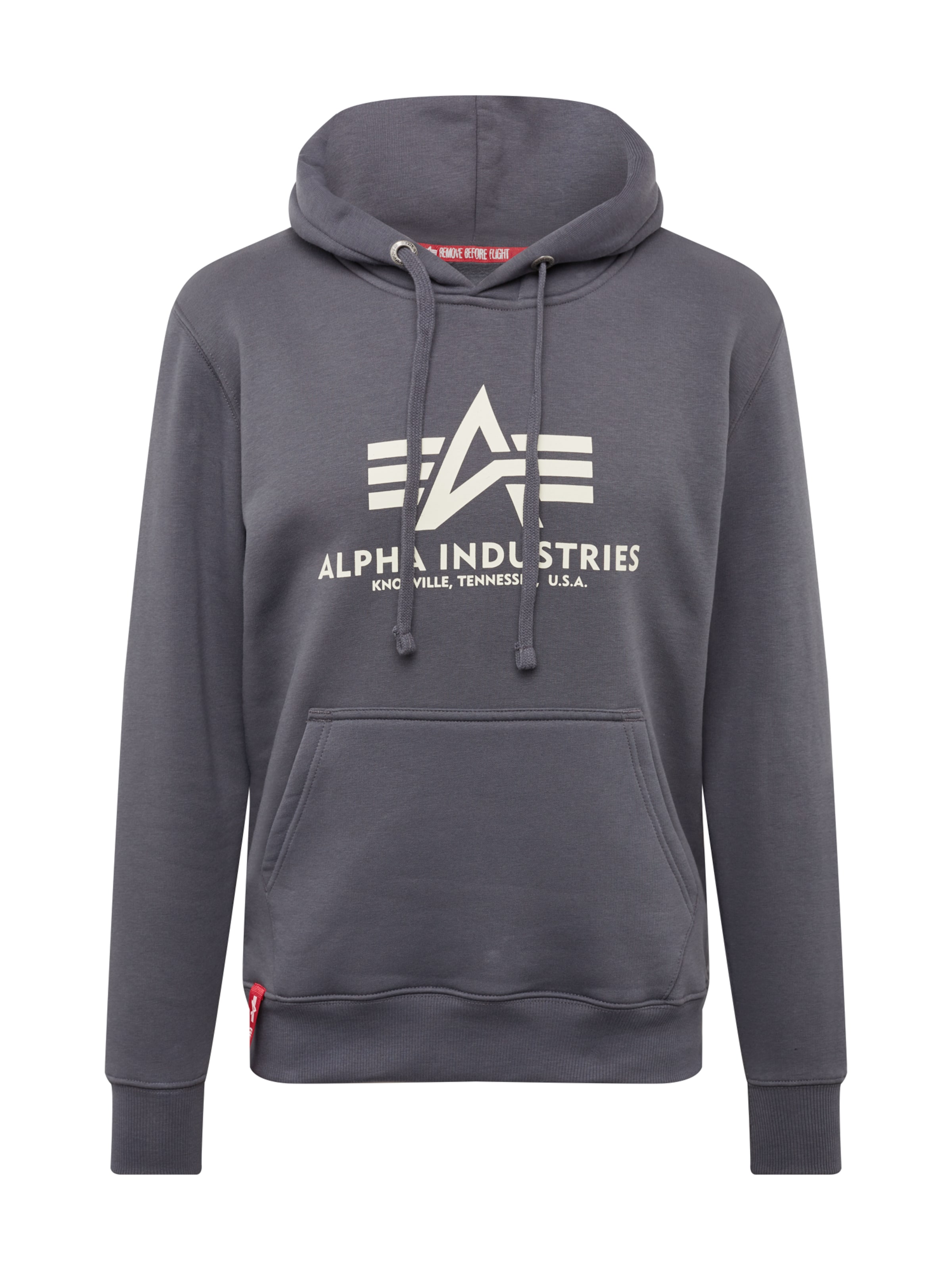 ALPHA INDUSTRIES Tréning póló férfi szürke l