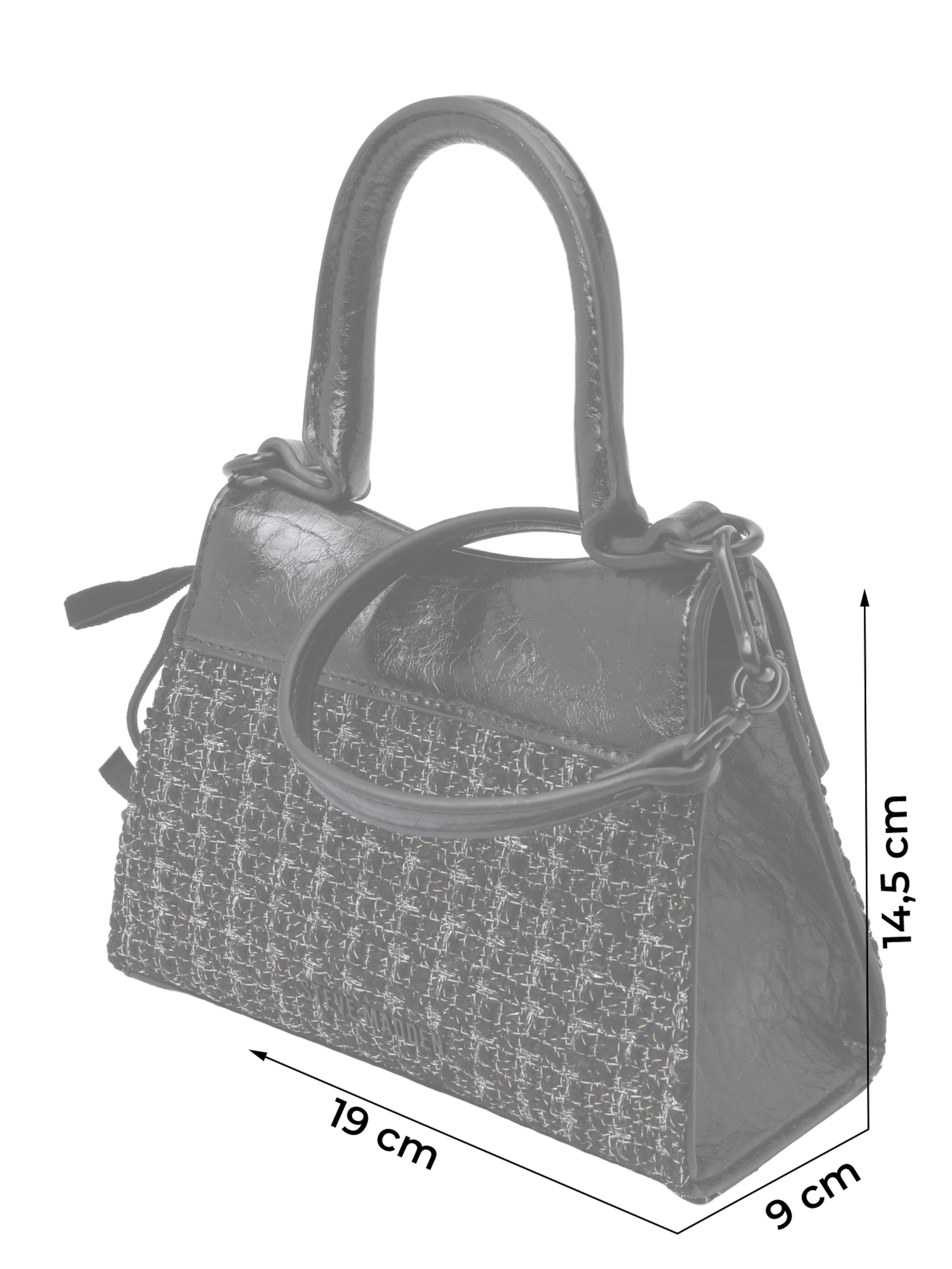 STEVE MADDEN Τσάντα χειρός 'Bdeedee-B' άνδρες μαύρο one_size
